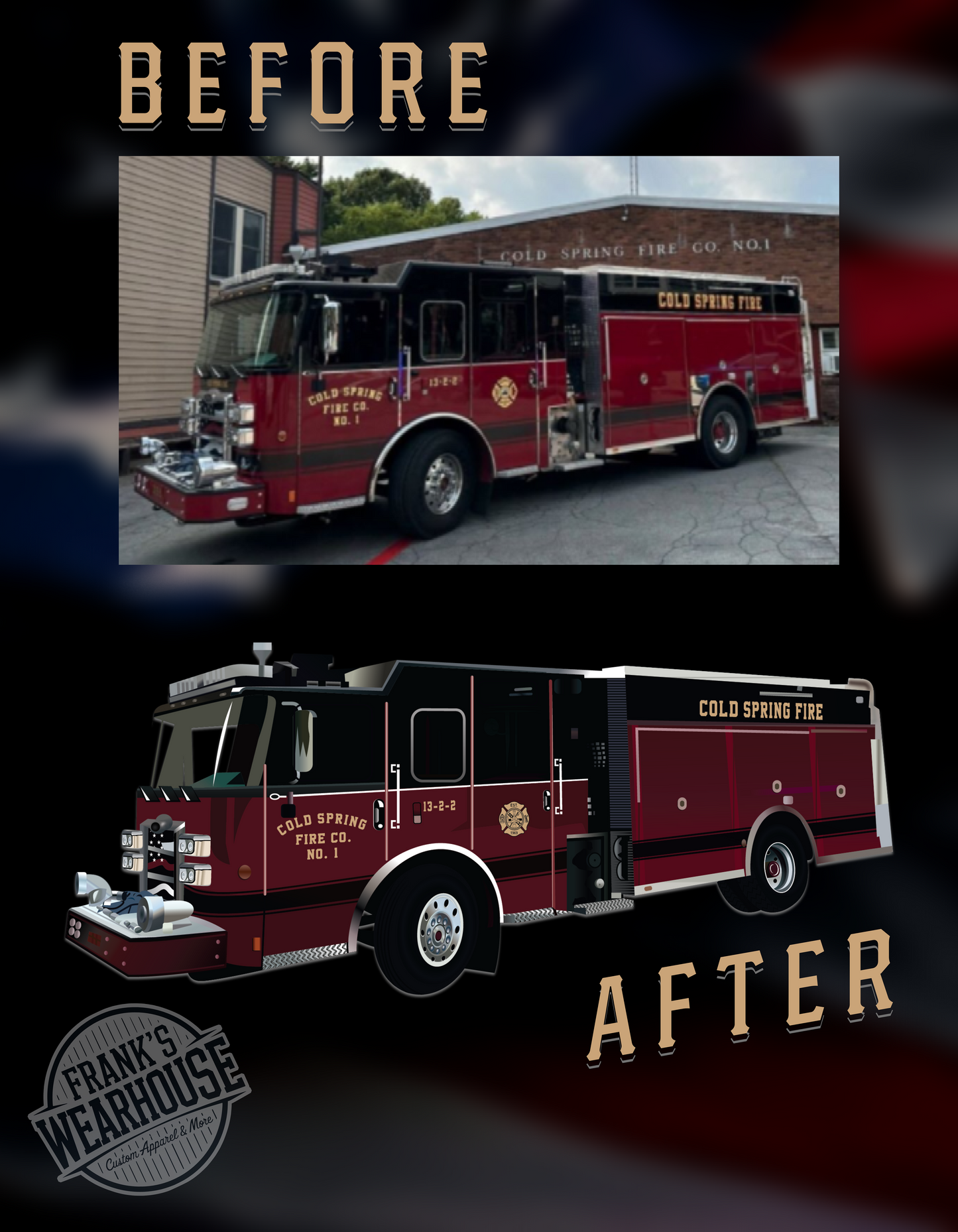 COLD SPRING, NY FIRE DEPT. - CUSTOM DESIGN