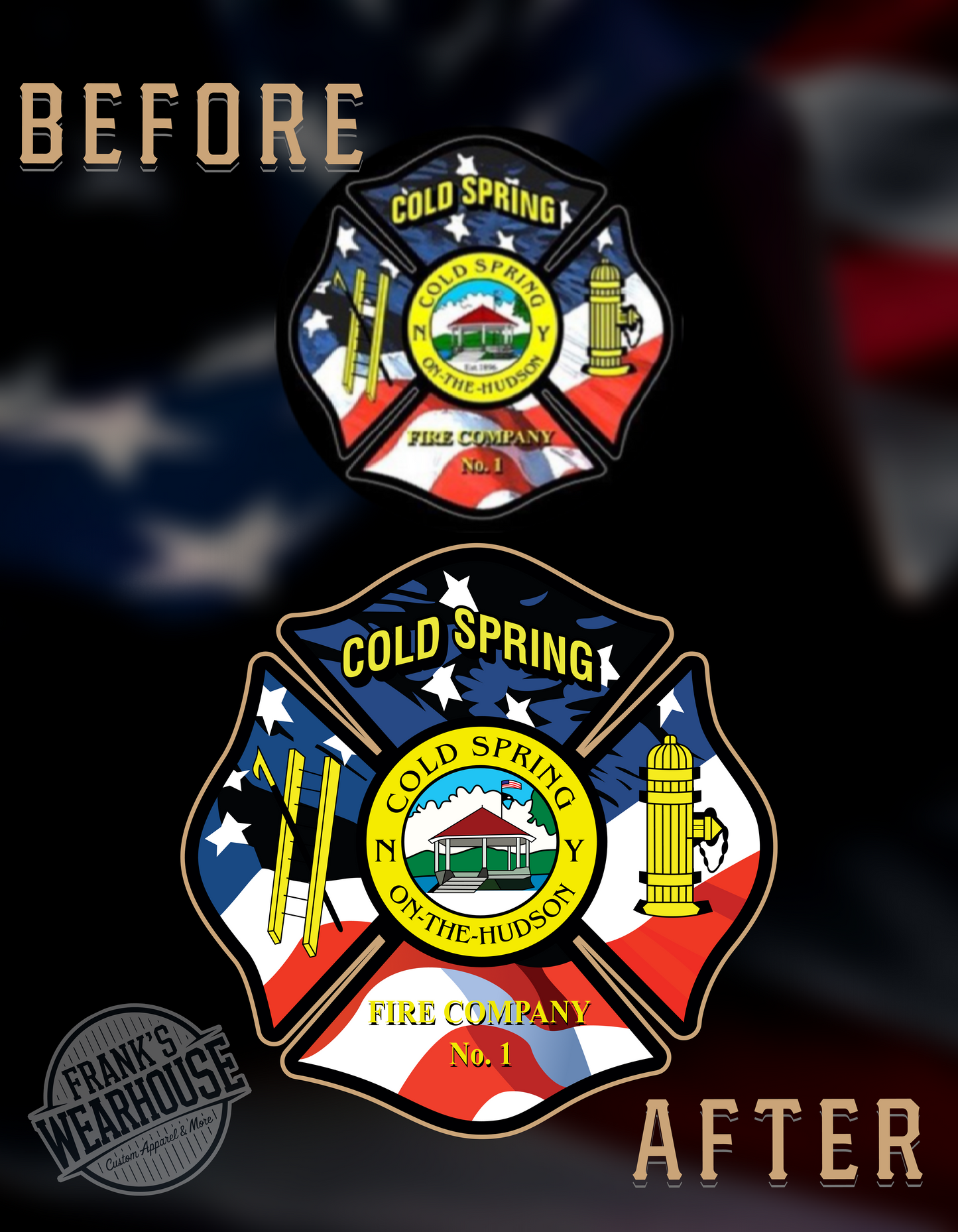 COLD SPRING, NY FIRE DEPT. - CUSTOM DESIGN