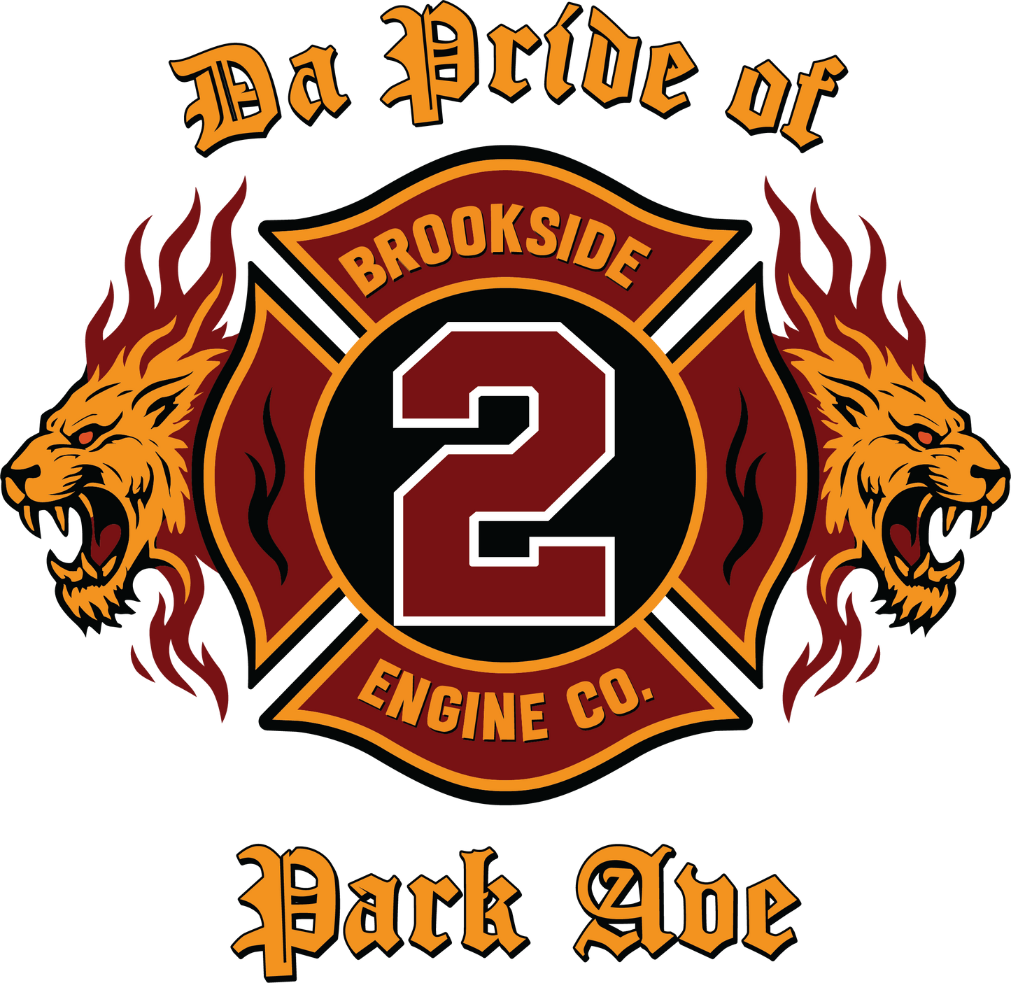 UNIONDALE FD - BROOKSIDE ENGINE Co No 2 - CHAMPION MESH GYM SHORTS
