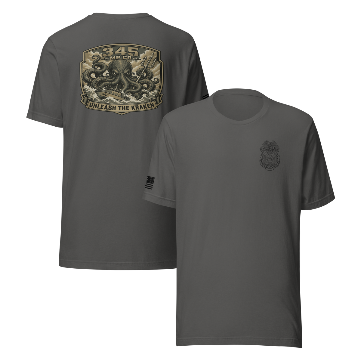 U.S. Army Military Police - SUBDUED Kraken MP Badge #2