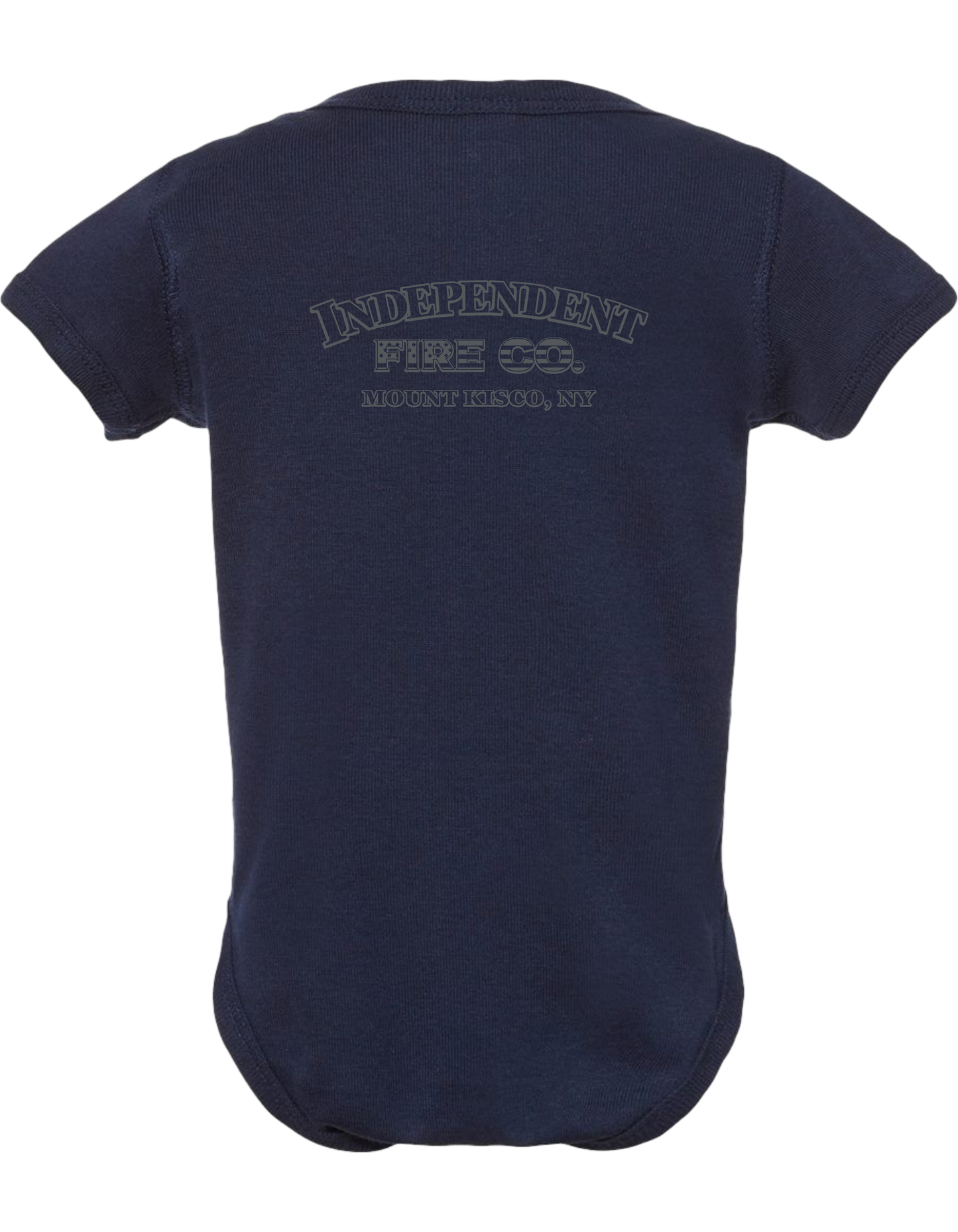 Infant Bodysuit "Onesie" – Independent Fire Co. Tee (with flag)