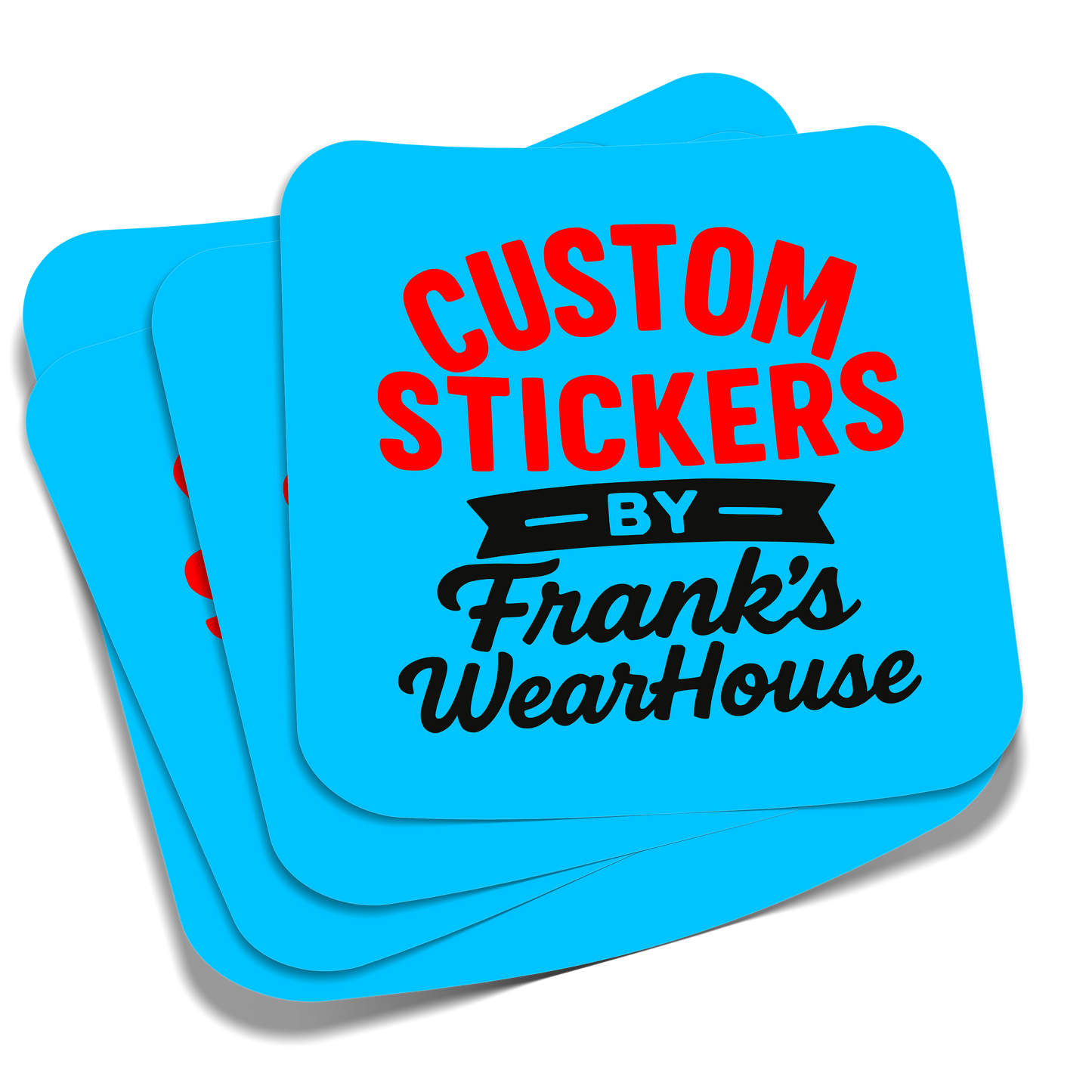 Custom Square-Cut Stickers