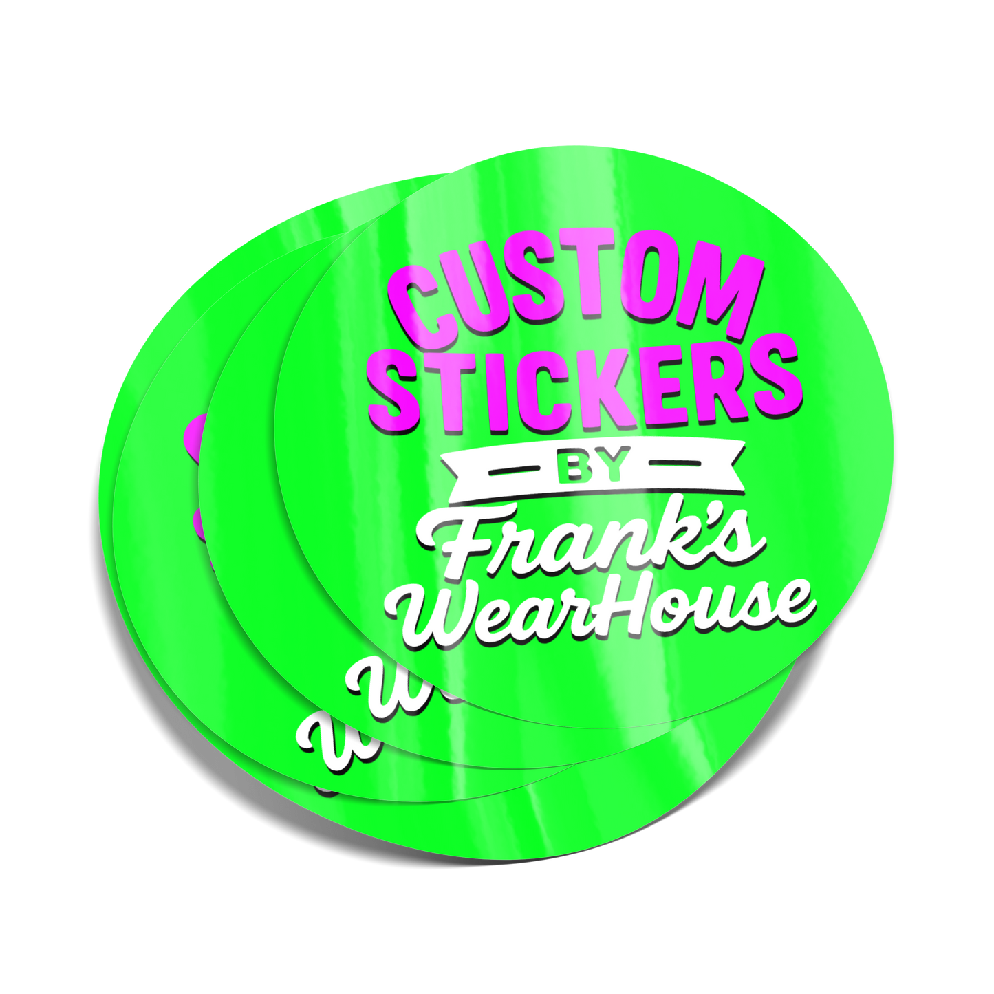 Custom Circle-Cut Stickers