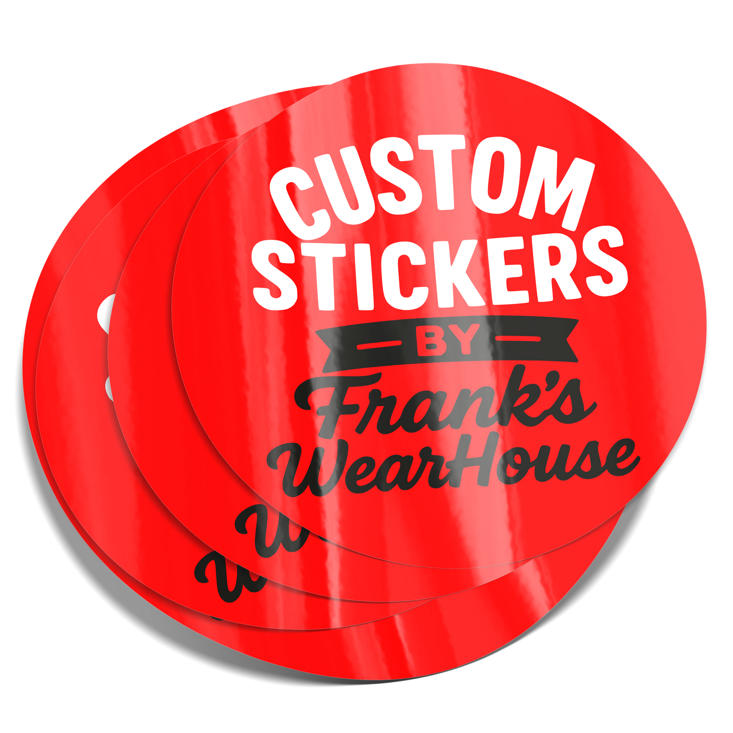 Custom Circle-Cut Stickers