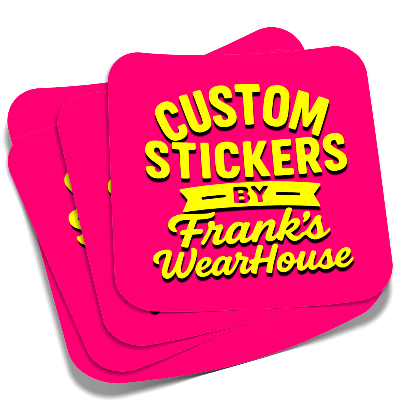Custom Square-Cut Stickers