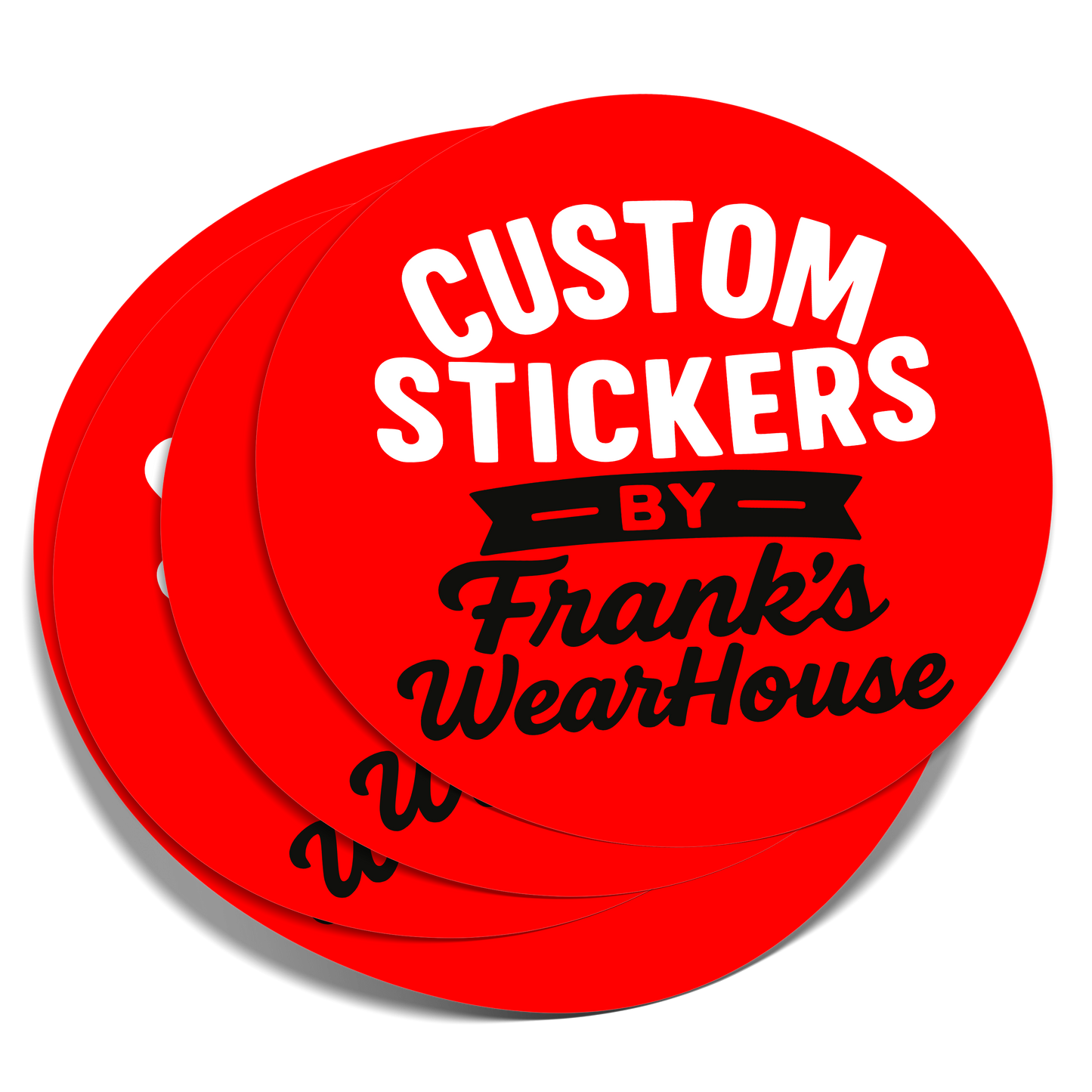 Custom Circle-Cut Stickers