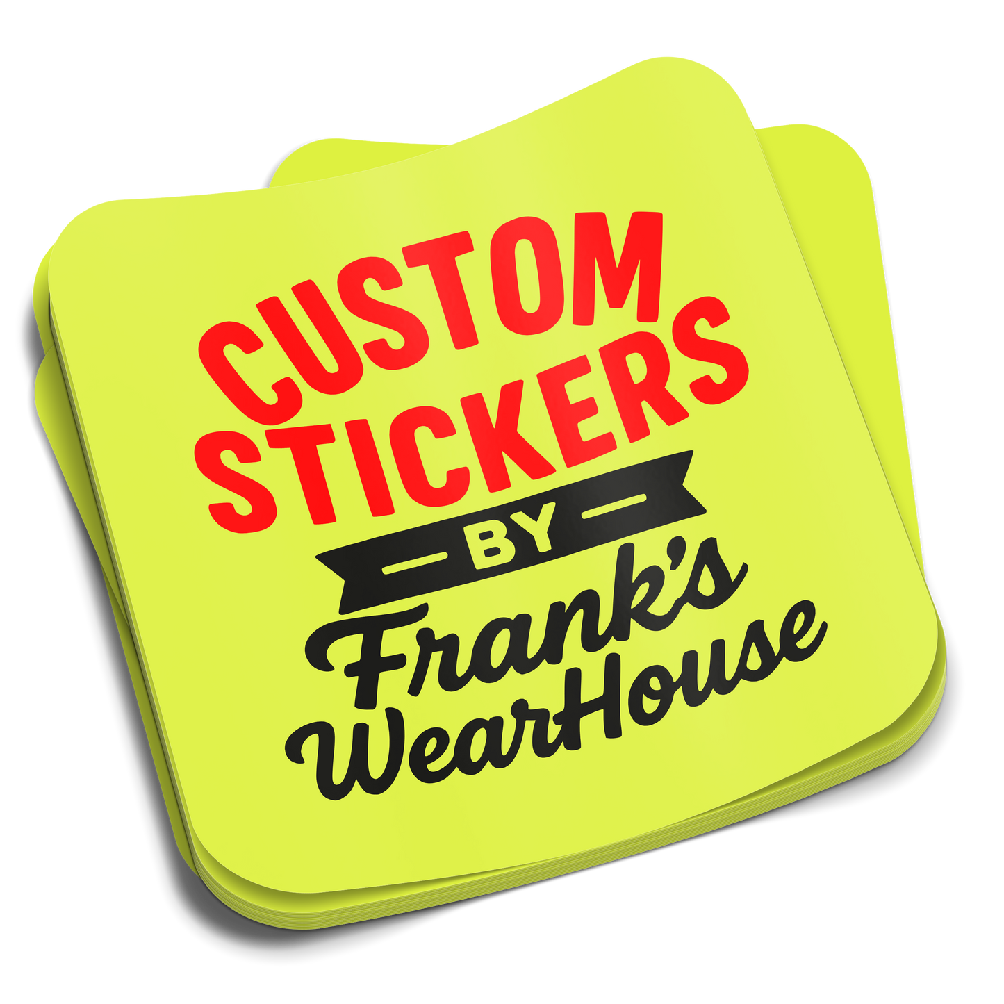 Custom Square-Cut Stickers