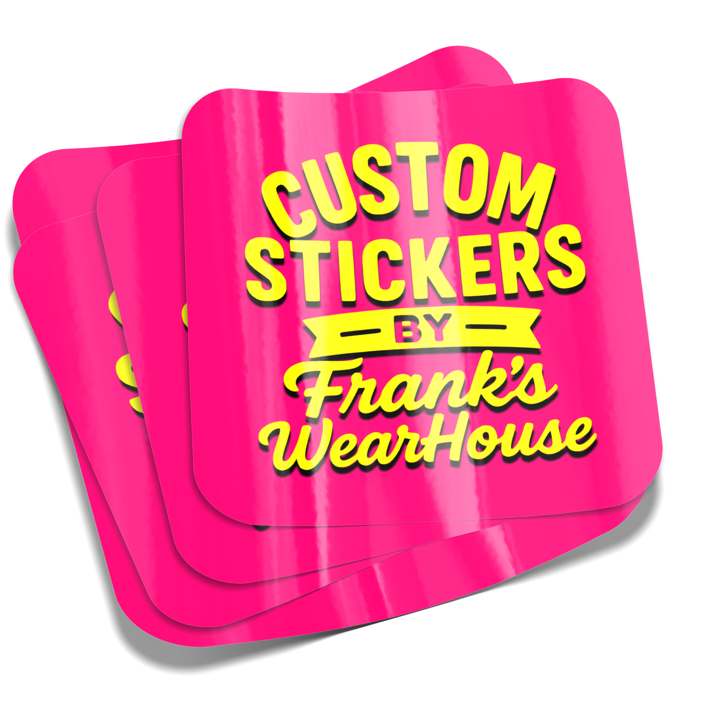 Custom Square-Cut Stickers