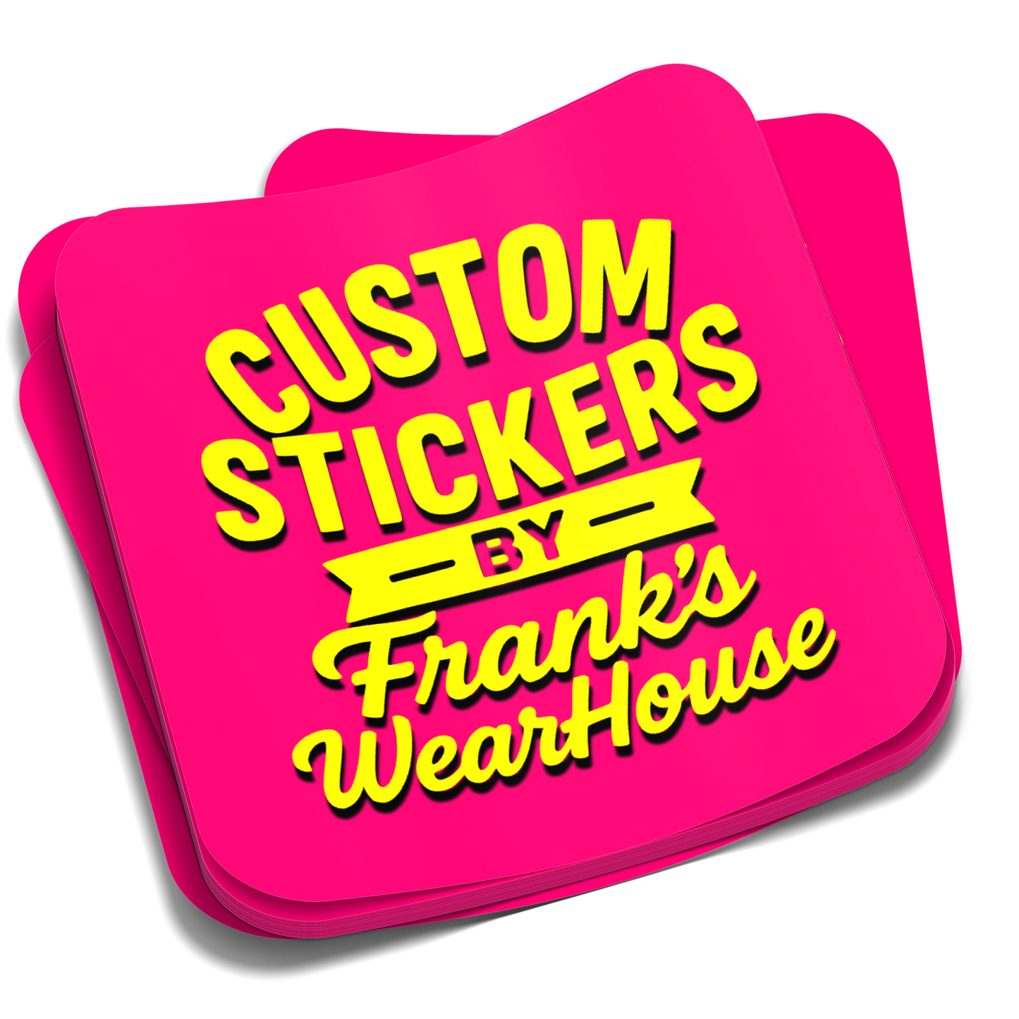 Custom Square-Cut Stickers