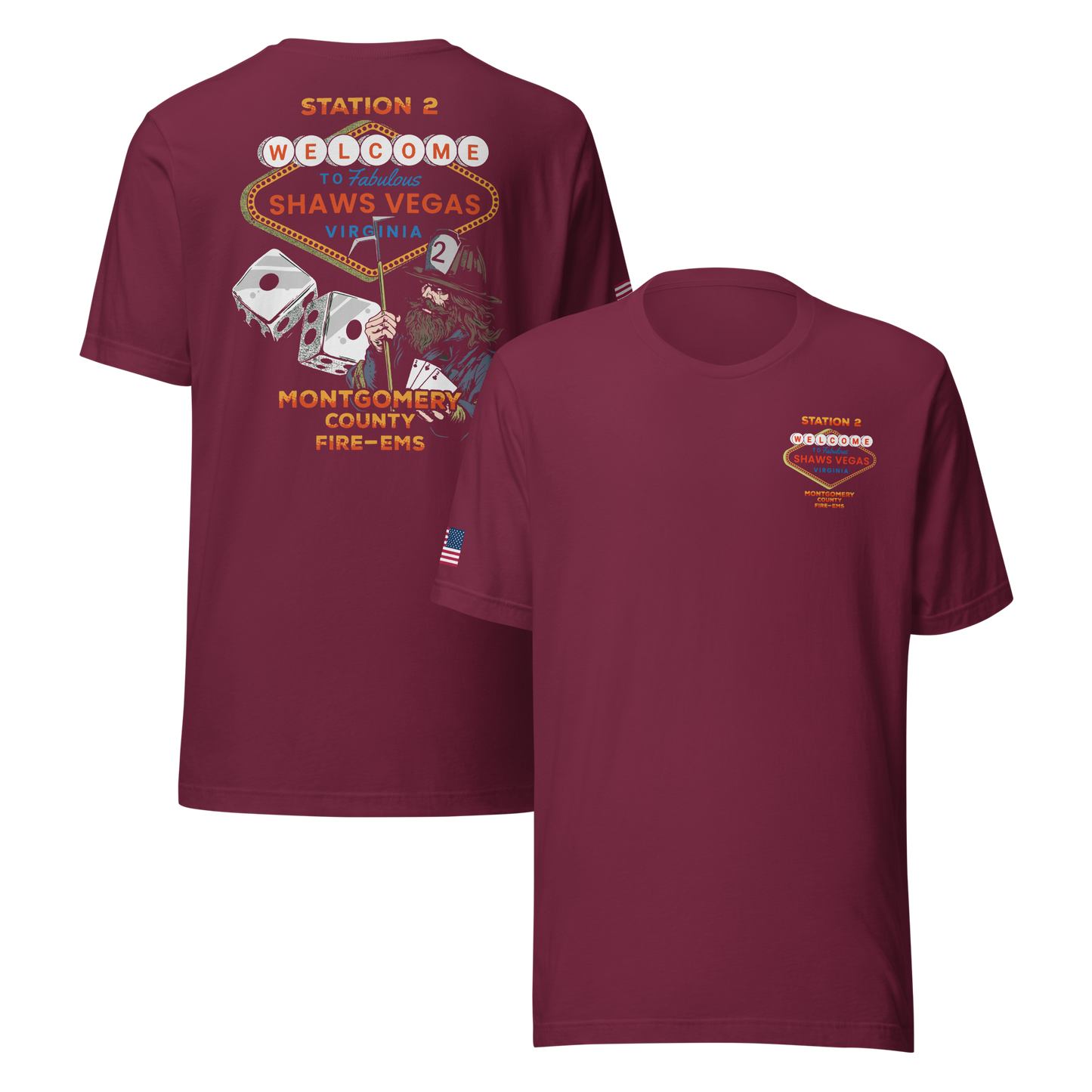 STATION 2 SHAWS VEGAS, VIRGINIA (HANES AUTHENTIC)
