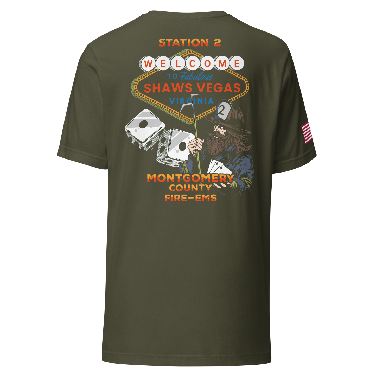 STATION 2 SHAWS VEGAS, VIRGINIA (HANES AUTHENTIC)