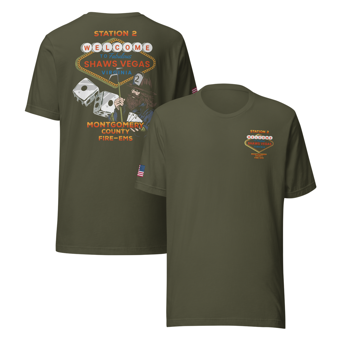 STATION 2 SHAWS VEGAS, VIRGINIA (HANES AUTHENTIC)