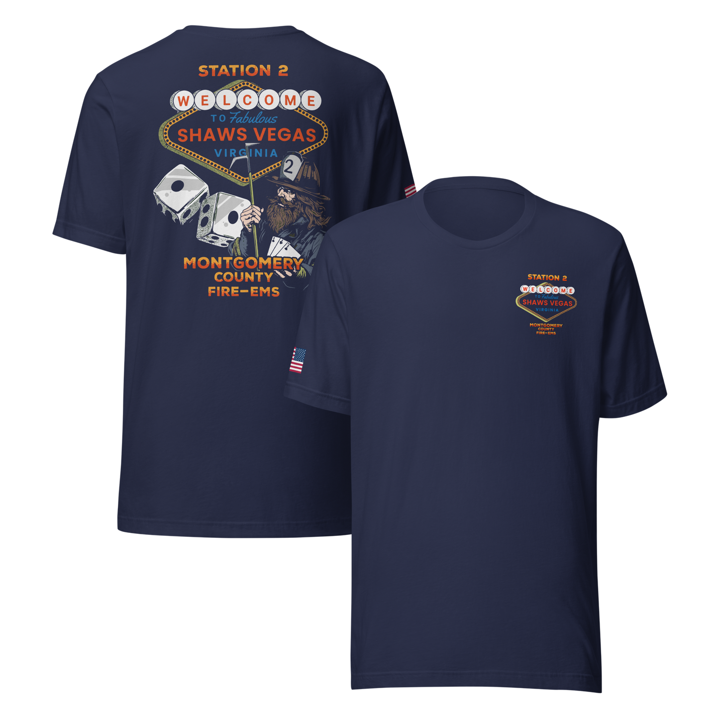 STATION 2 SHAWS VEGAS, VIRGINIA (HANES AUTHENTIC)