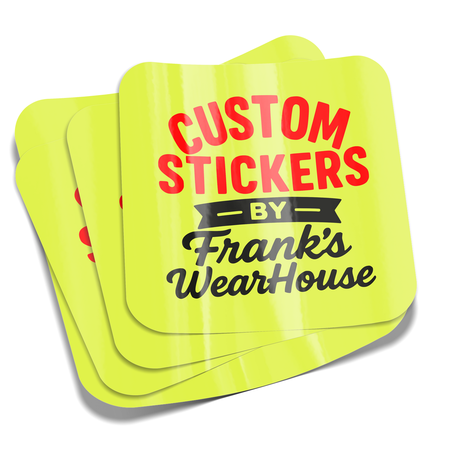 Custom Square-Cut Stickers
