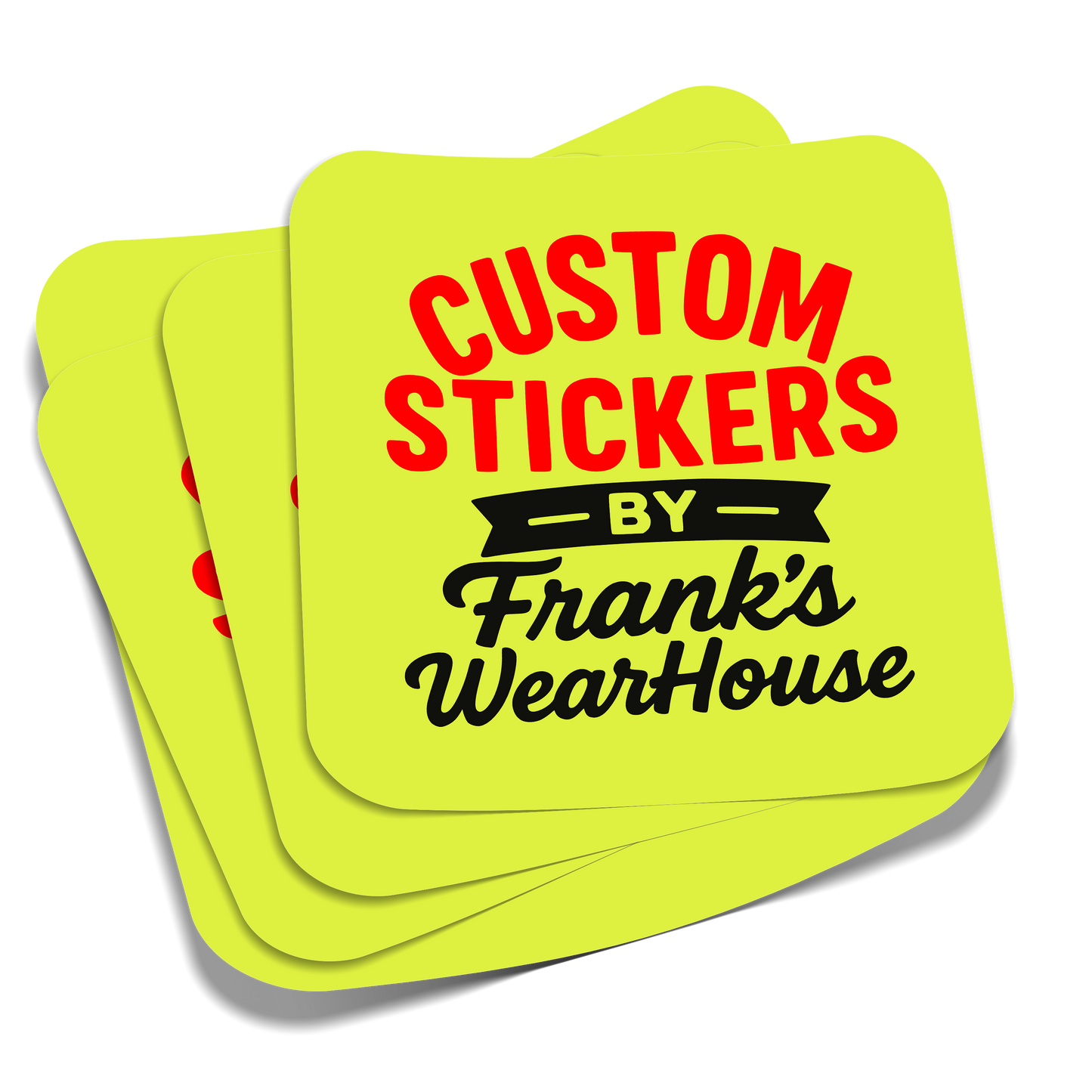 Custom Square-Cut Stickers