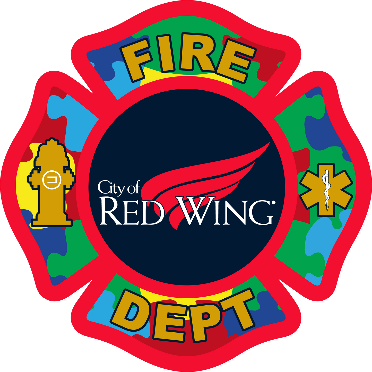 Red Wing Fire Department Autism Awareness Collection