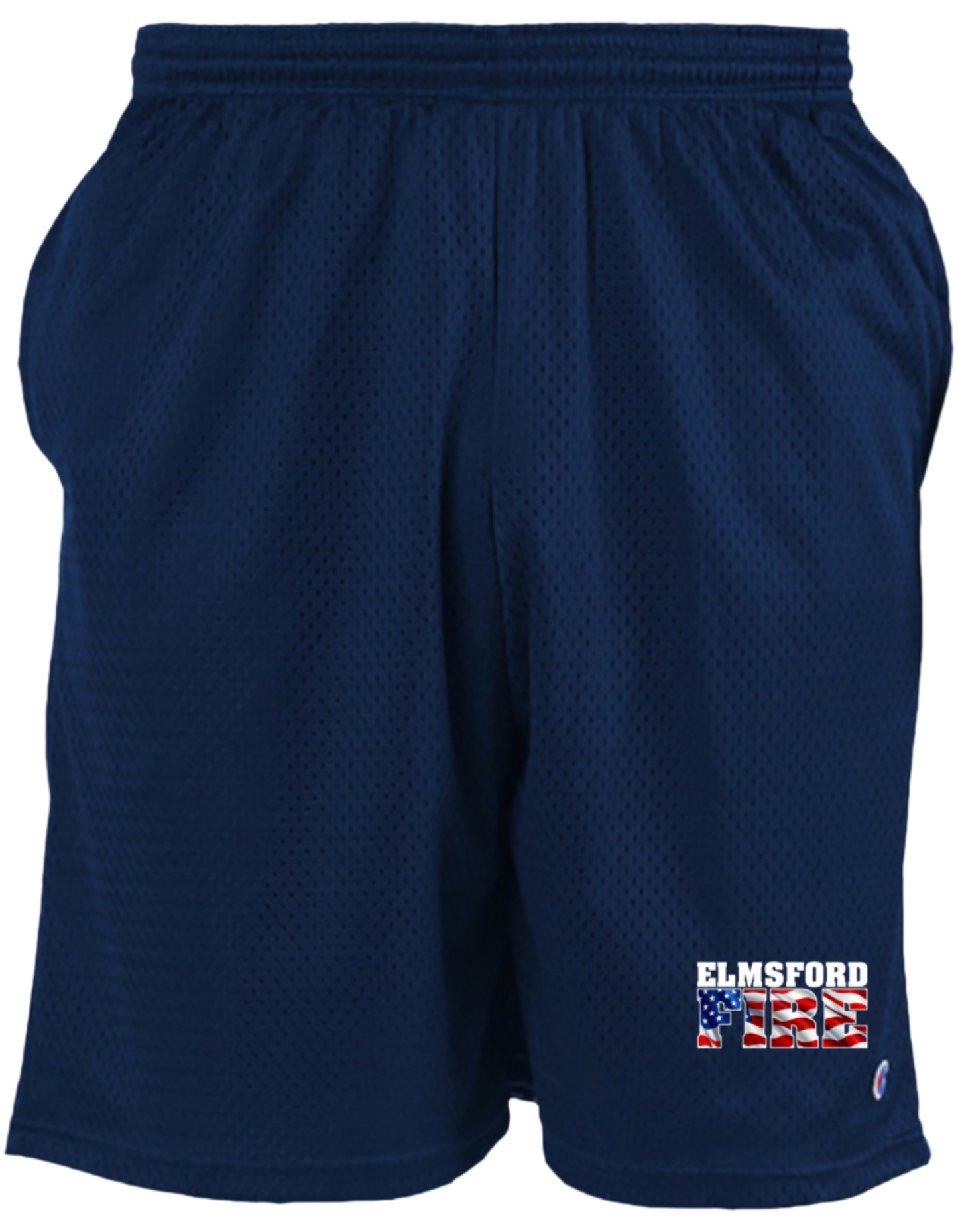 ELMSFORD FIRE DEPARTMENT - CHAMPION MESH GYM SHORTS