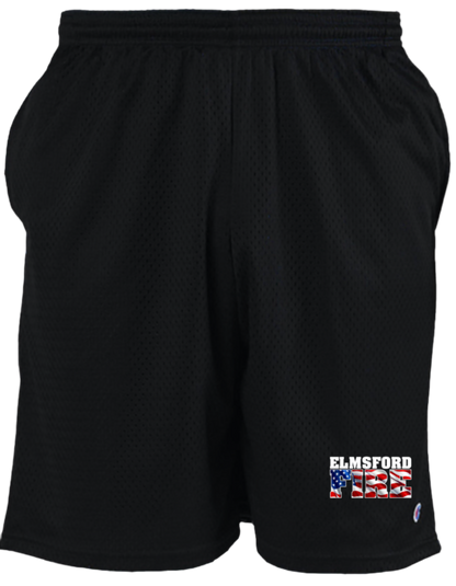 ELMSFORD FIRE DEPARTMENT - CHAMPION MESH GYM SHORTS