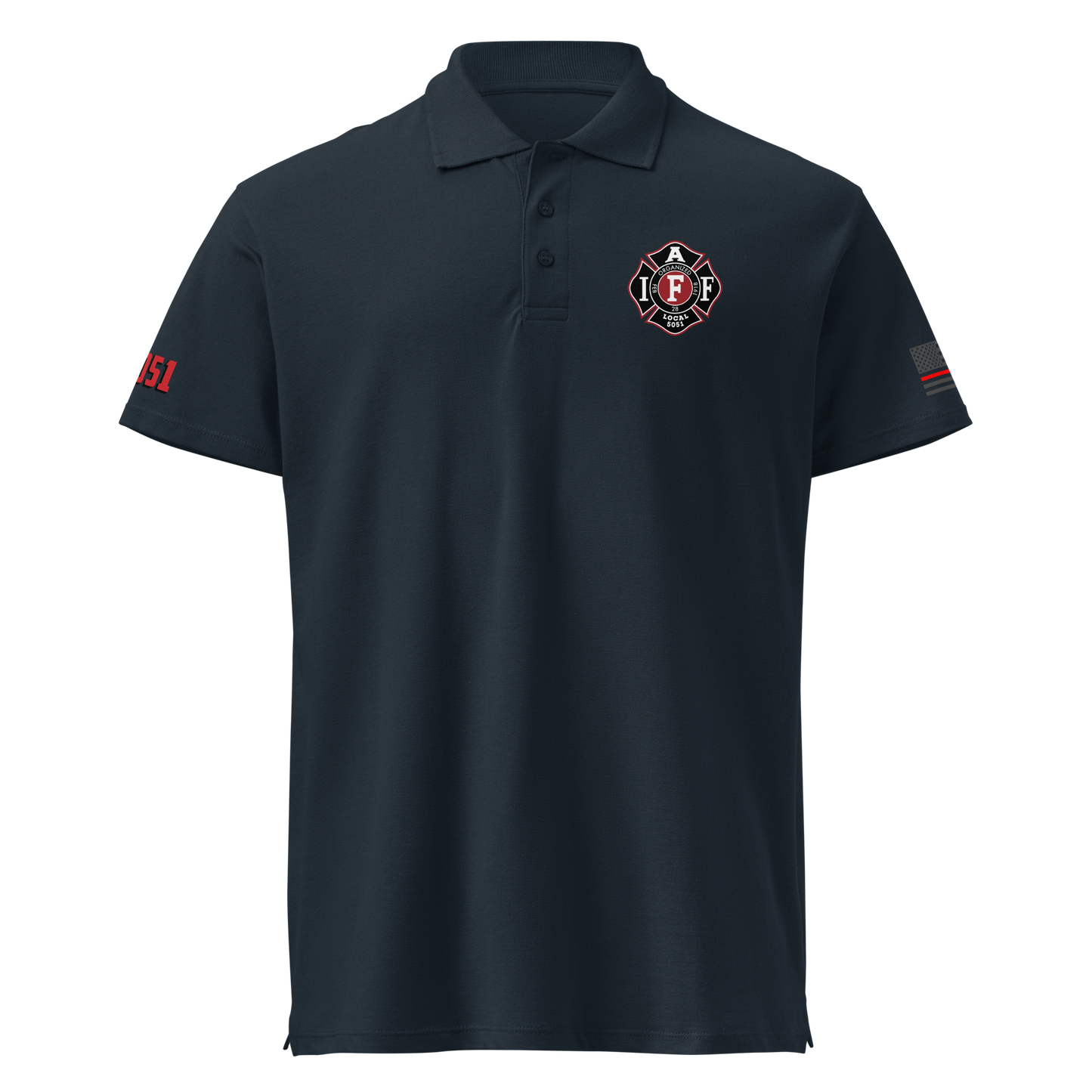 Roseville Fire - Subdued - Local 5051 (Black) - Collection