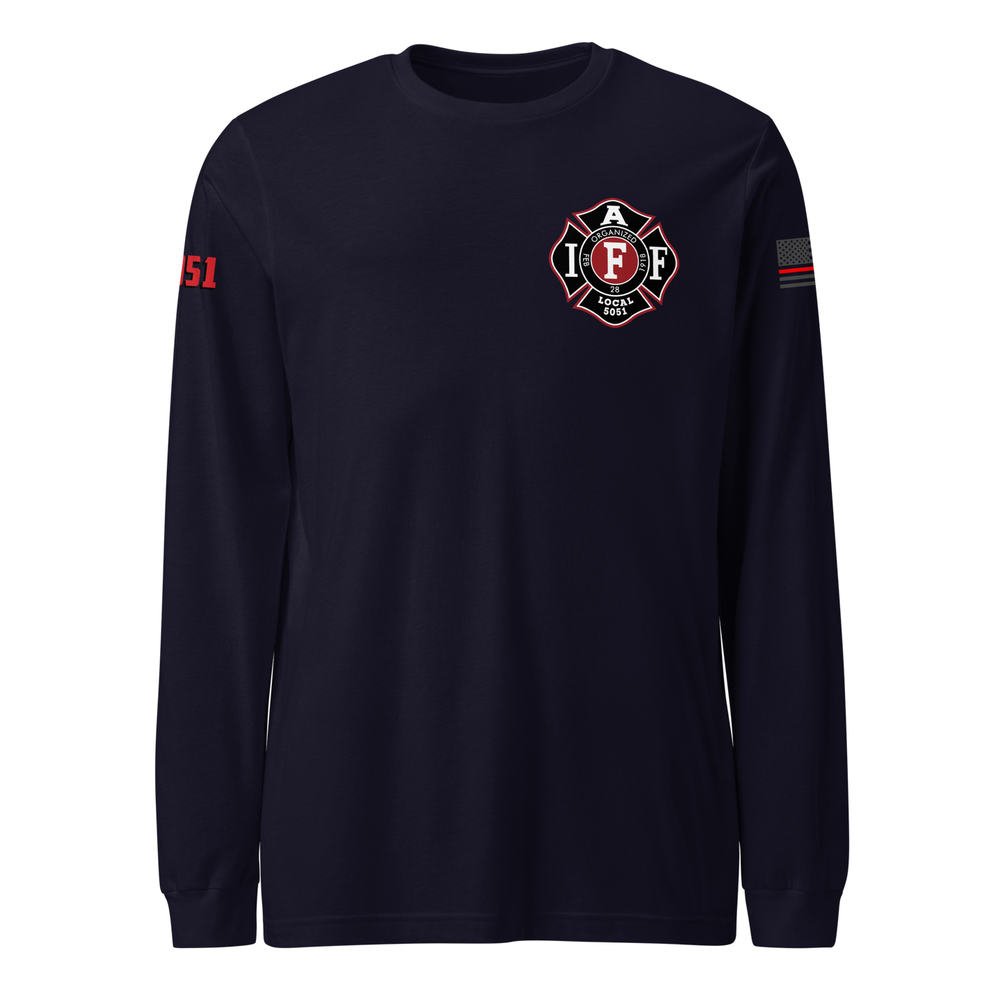 Roseville Fire - Subdued - Local 5051 (Black) - Collection