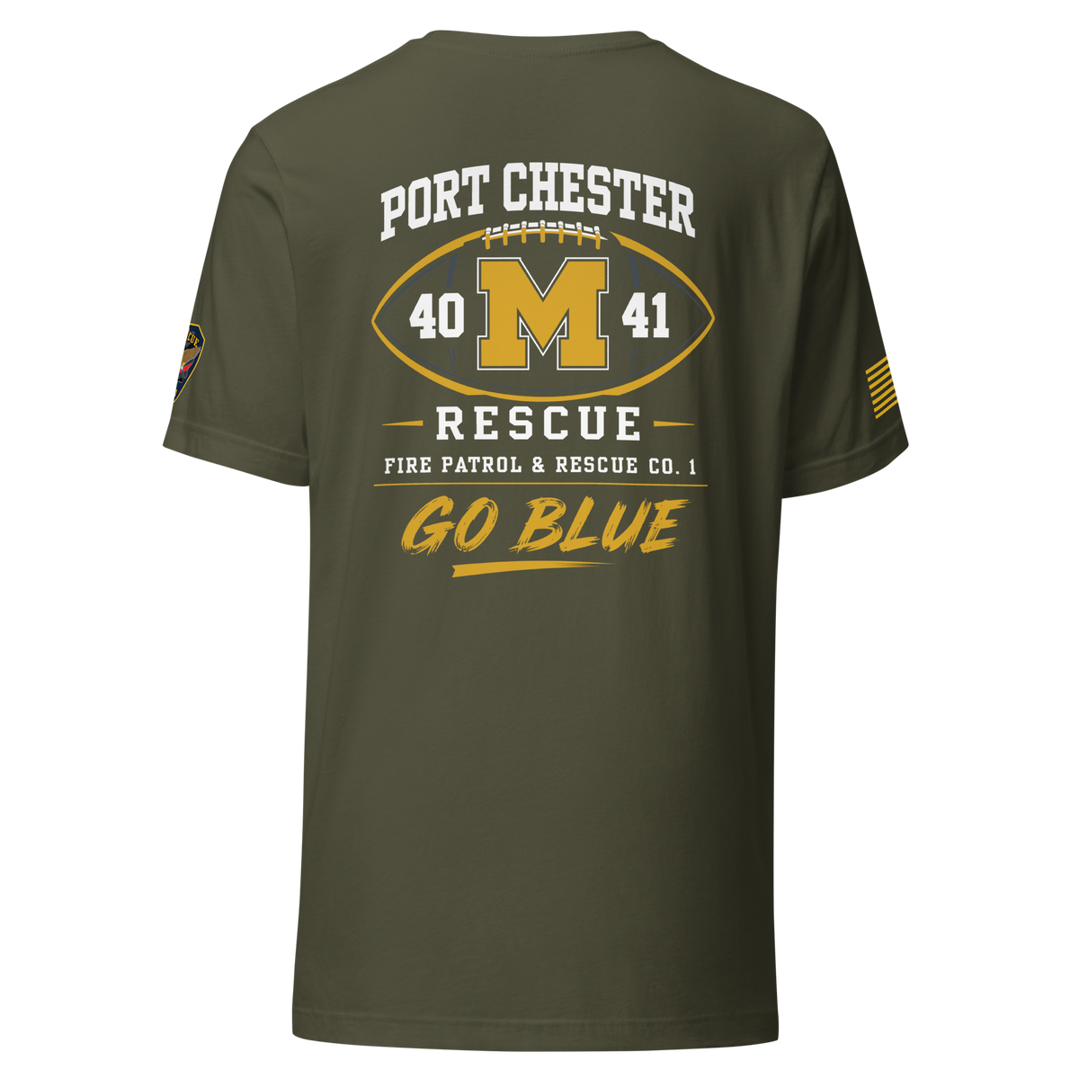 PORT CHESTER RESCUE × MICHIGAN WOLVERINES FOOTBALL #2