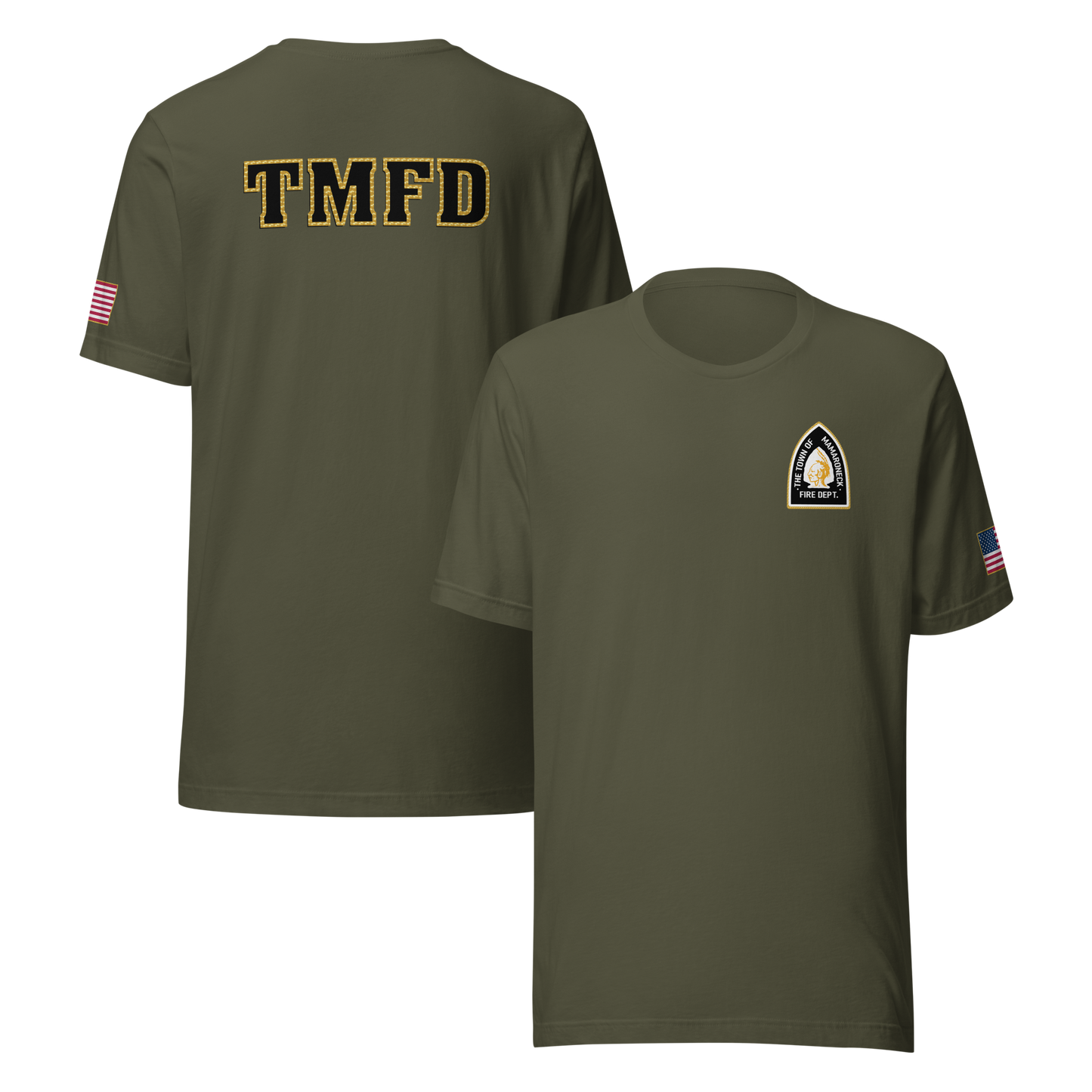 TOWN OF MAMARONECK FIRE- GOLD OUTLINE COLLECTION