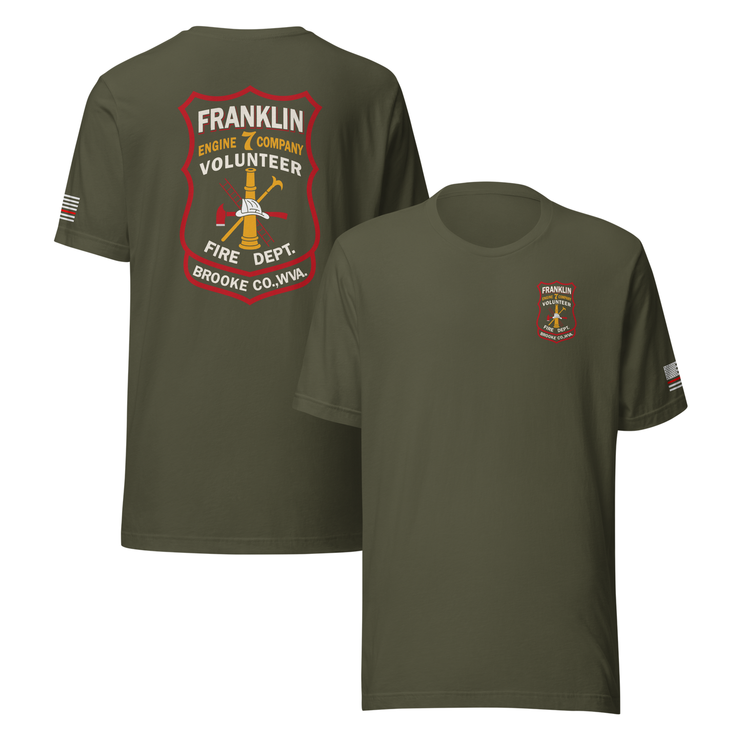 FRANKLIN FIRE - ENGINE 7 PATCH COLLECTION