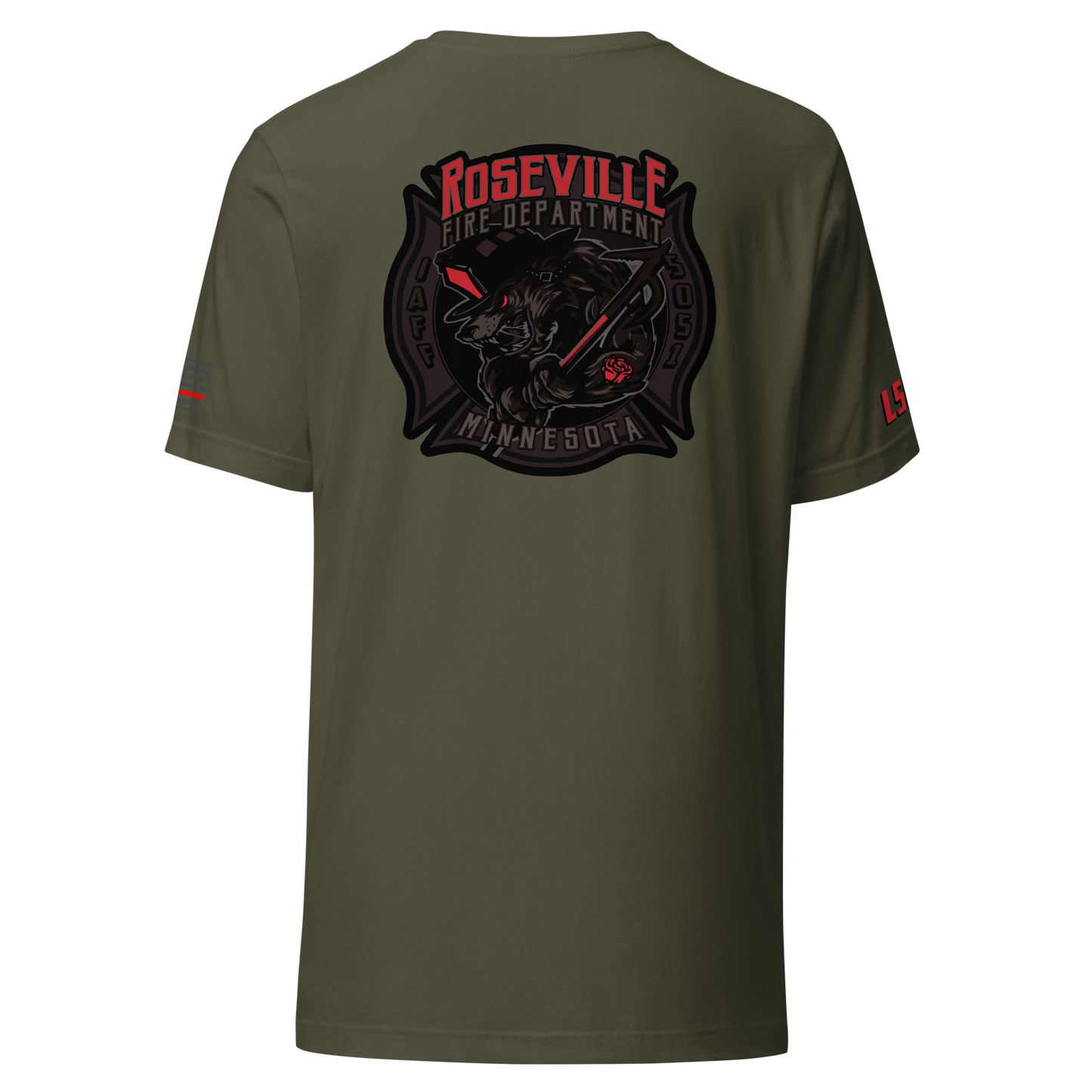 Roseville Fire - Subdued - Local 5051 (Black) - Collection