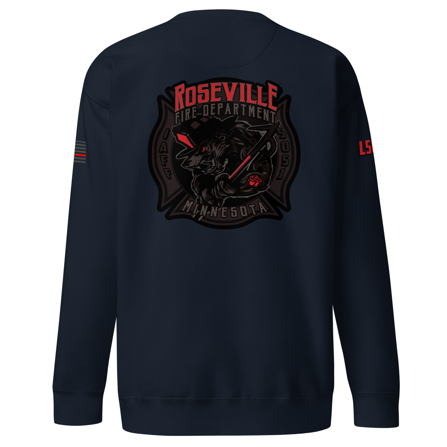 Roseville Fire - Subdued - Local 5051 (Black) - Collection