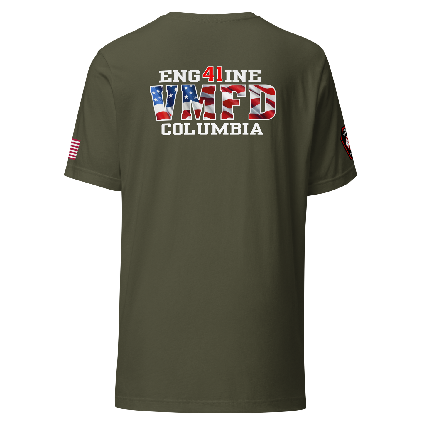 Village of Mamaroneck Engine 41 Tee (With Flag) Collection
