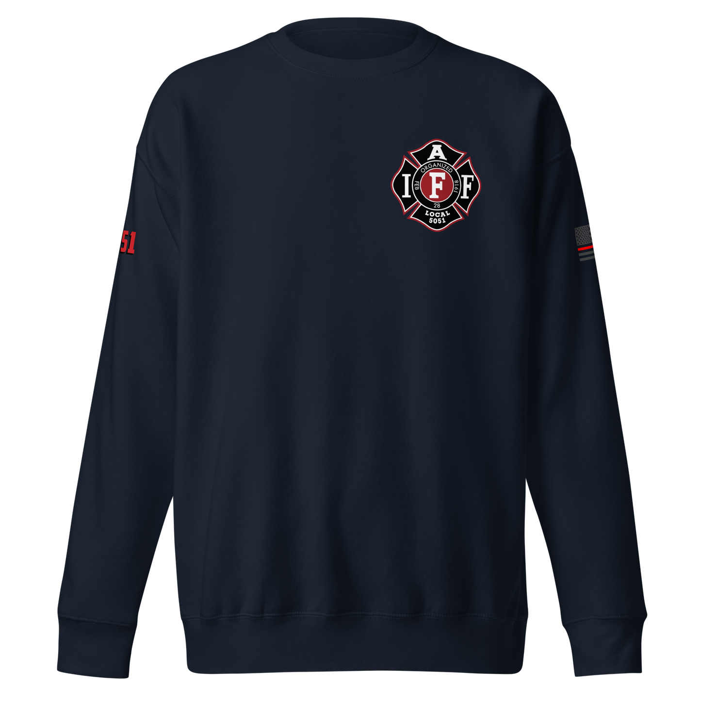 Roseville Fire - Subdued - Local 5051 (Black) - Collection