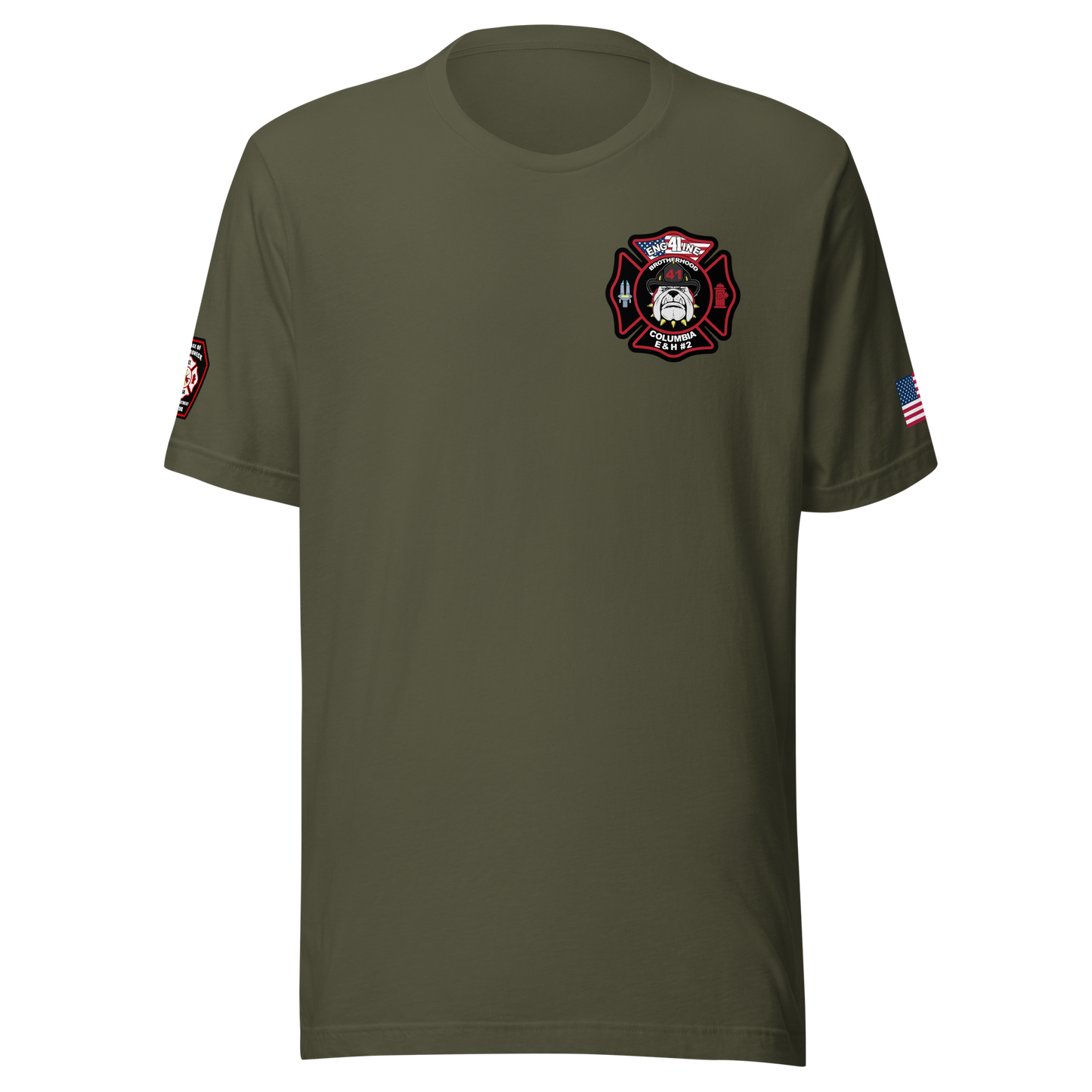Village of Mamaroneck Engine 41 Tee (With Flag) Collection