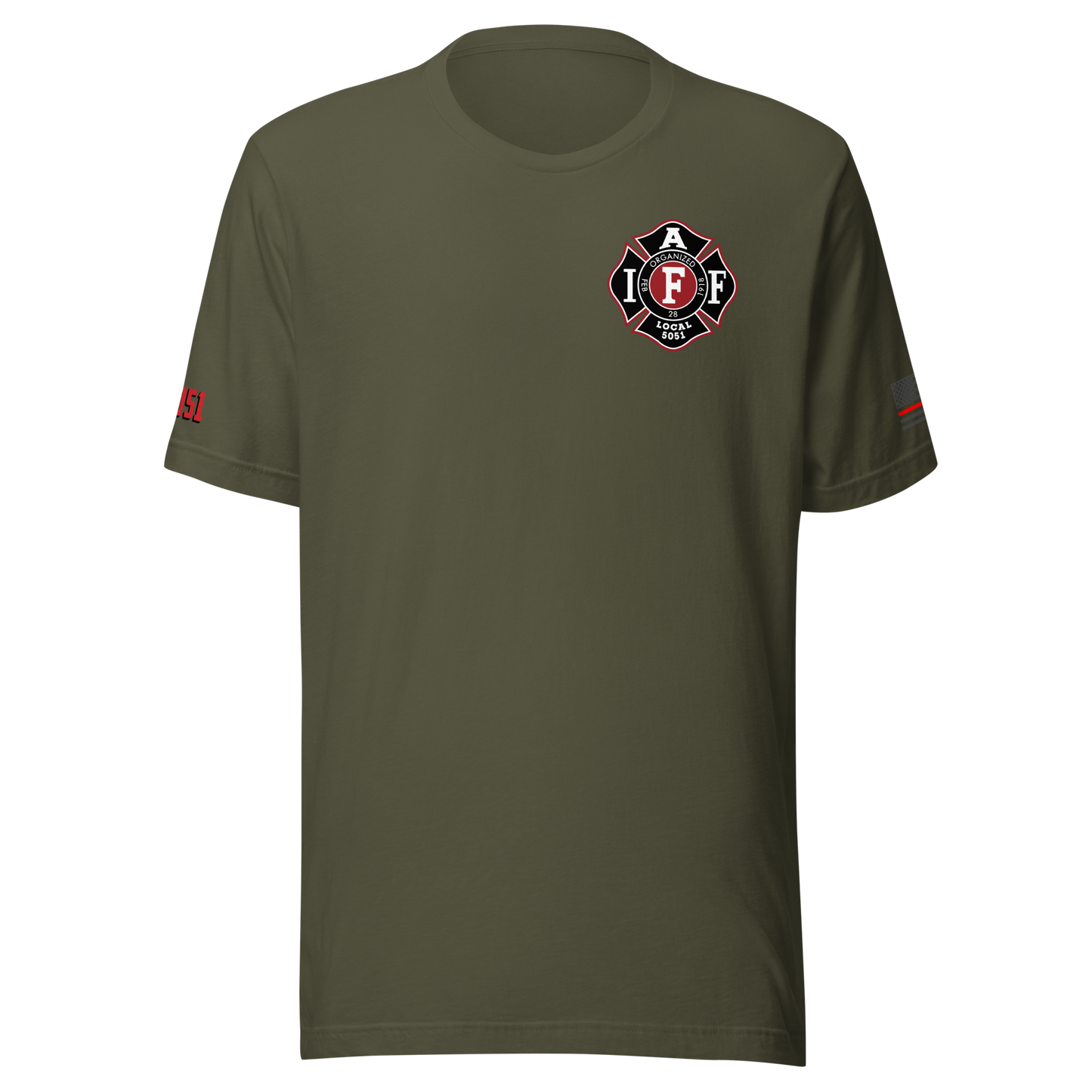 Roseville Fire - Subdued - Local 5051 (Black) - Collection