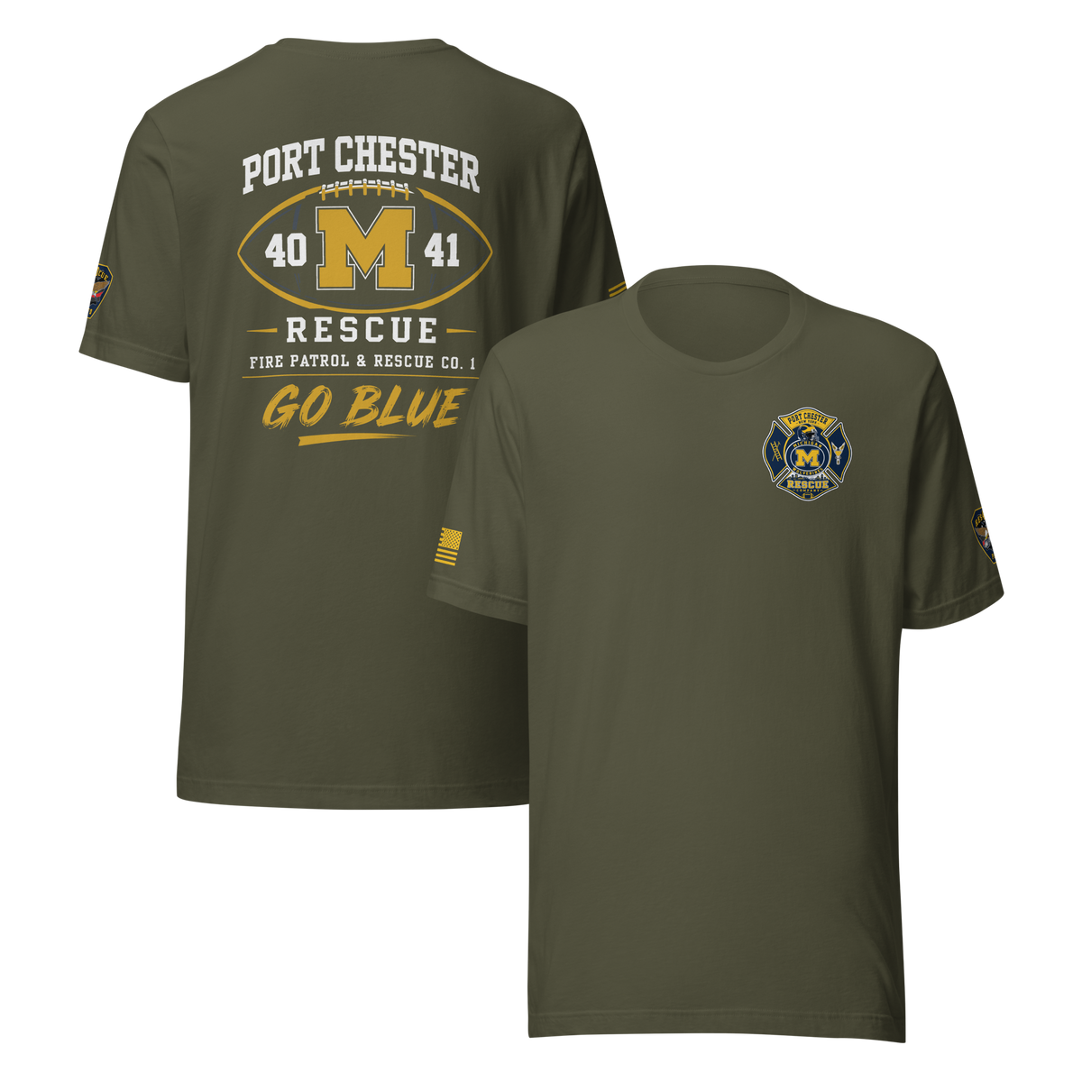 PORT CHESTER RESCUE × MICHIGAN WOLVERINES FOOTBALL #2