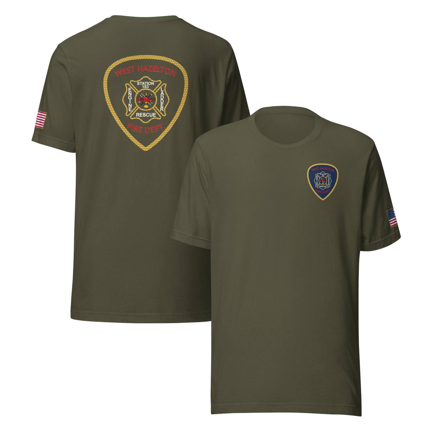 WEST HAZLETON FIRE DEPARTMENT #5 (GOLD)