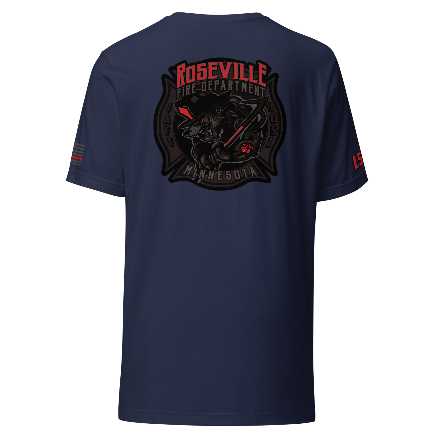 Roseville Fire - Subdued - Local 5051 (Black) - Collection