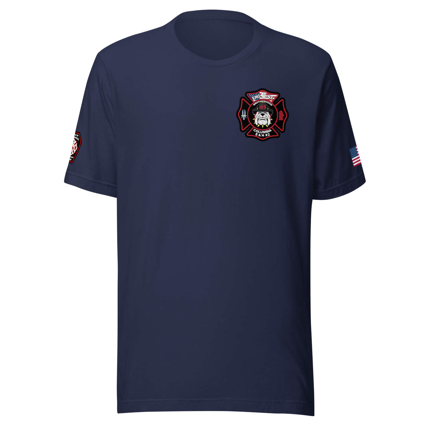 Village of Mamaroneck Engine 41 Tee (With Flag) Collection