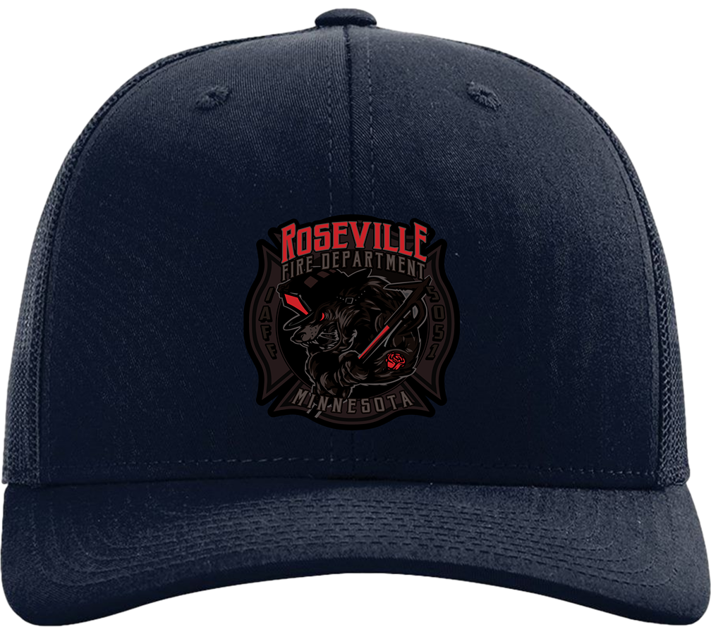 Roseville Fire - Subdued - Local 5051 (Black) - Collection