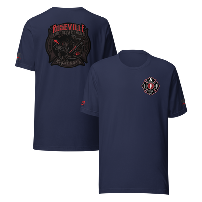 Roseville Fire - Subdued - Local 5051 (Black) - Collection