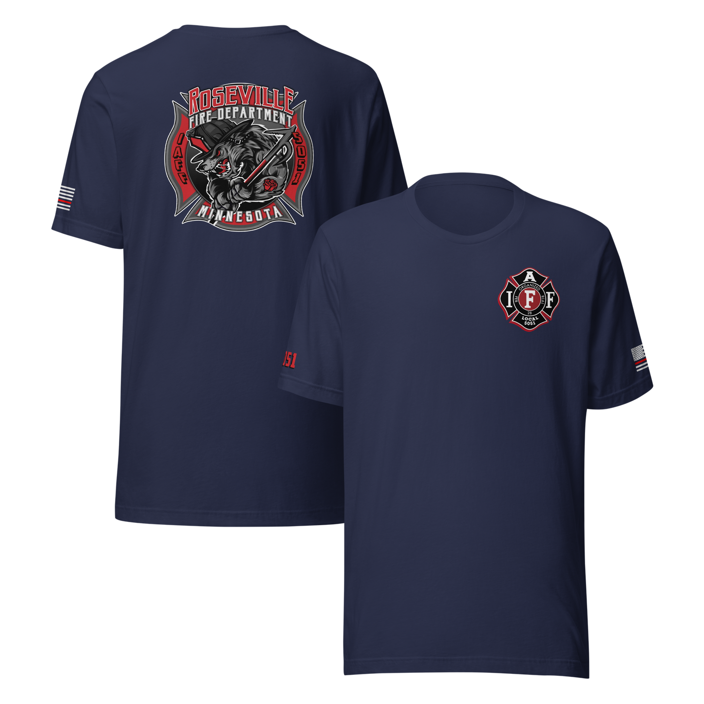 Roseville Fire - Color - Local 5051 (Black) - Collection