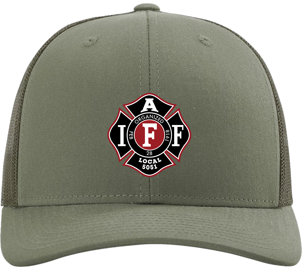 Roseville Fire - Subdued - Local 5051 (Black) - Collection
