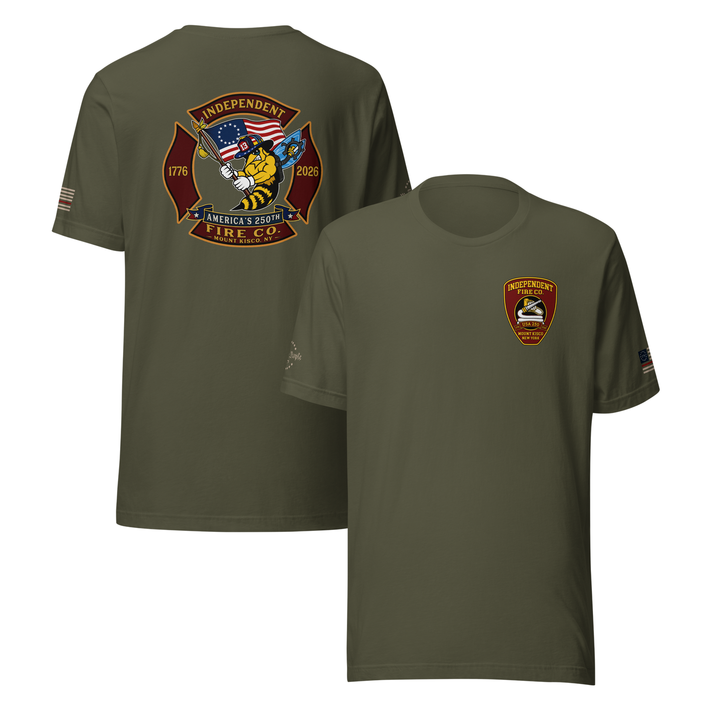 Independent Fire Co. – "America's 250th" Collection #1 (NO SLEEVE GRAPHICS)
