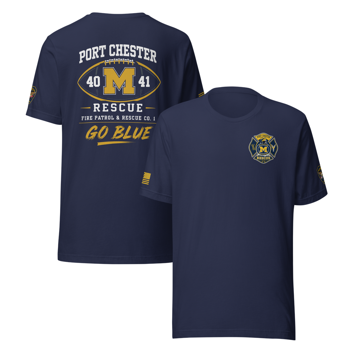 PORT CHESTER RESCUE × MICHIGAN WOLVERINES FOOTBALL #2