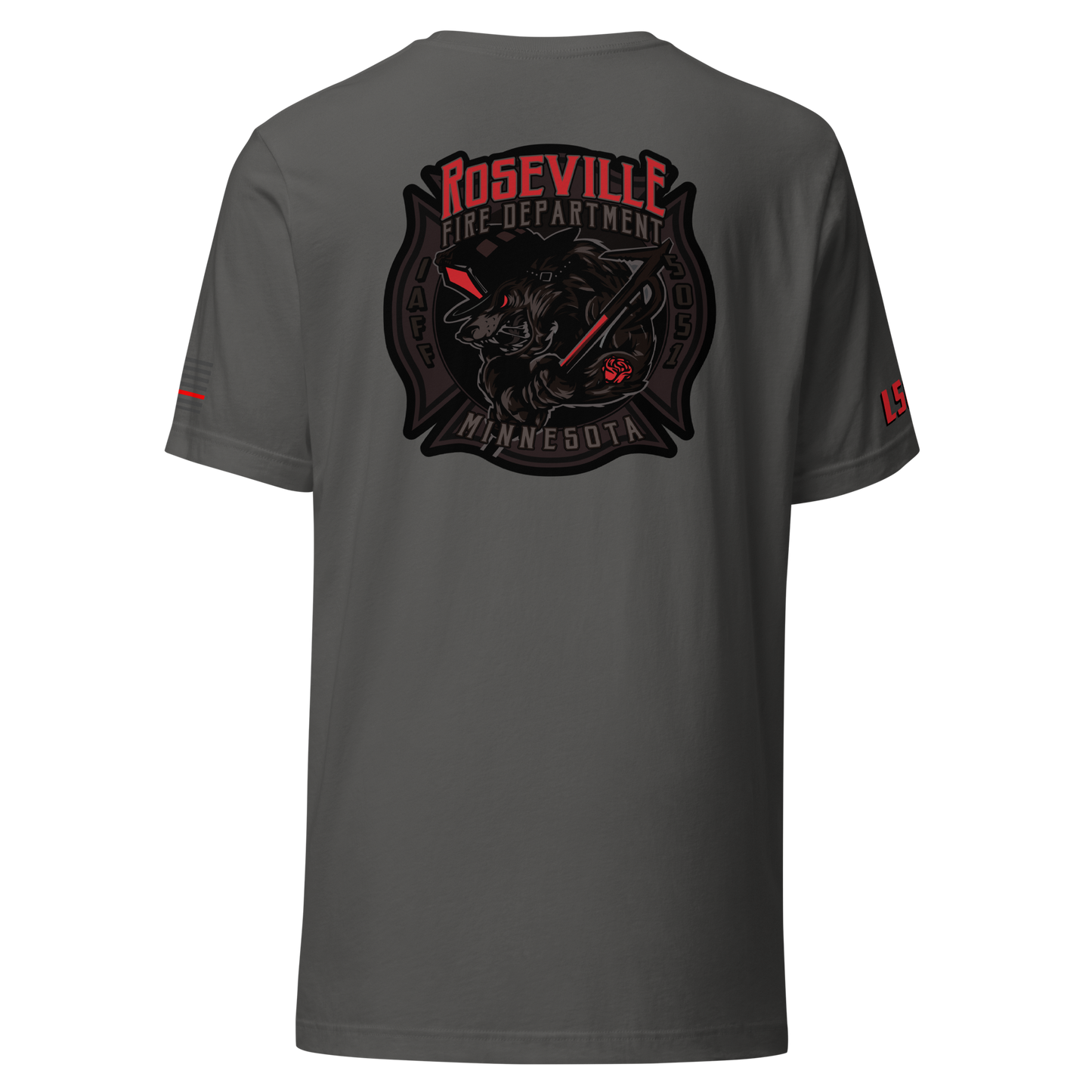 Roseville Fire - Subdued - Local 5051 (Black) - Collection