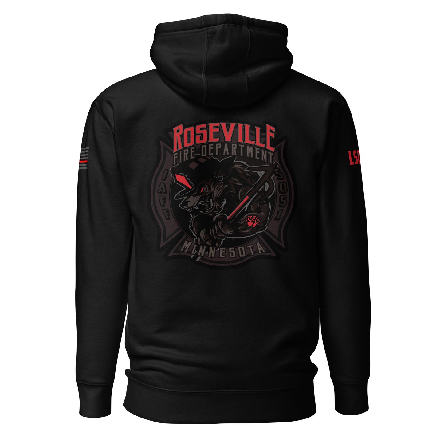 Roseville Fire - Subdued - Local 5051 (Black) - Collection