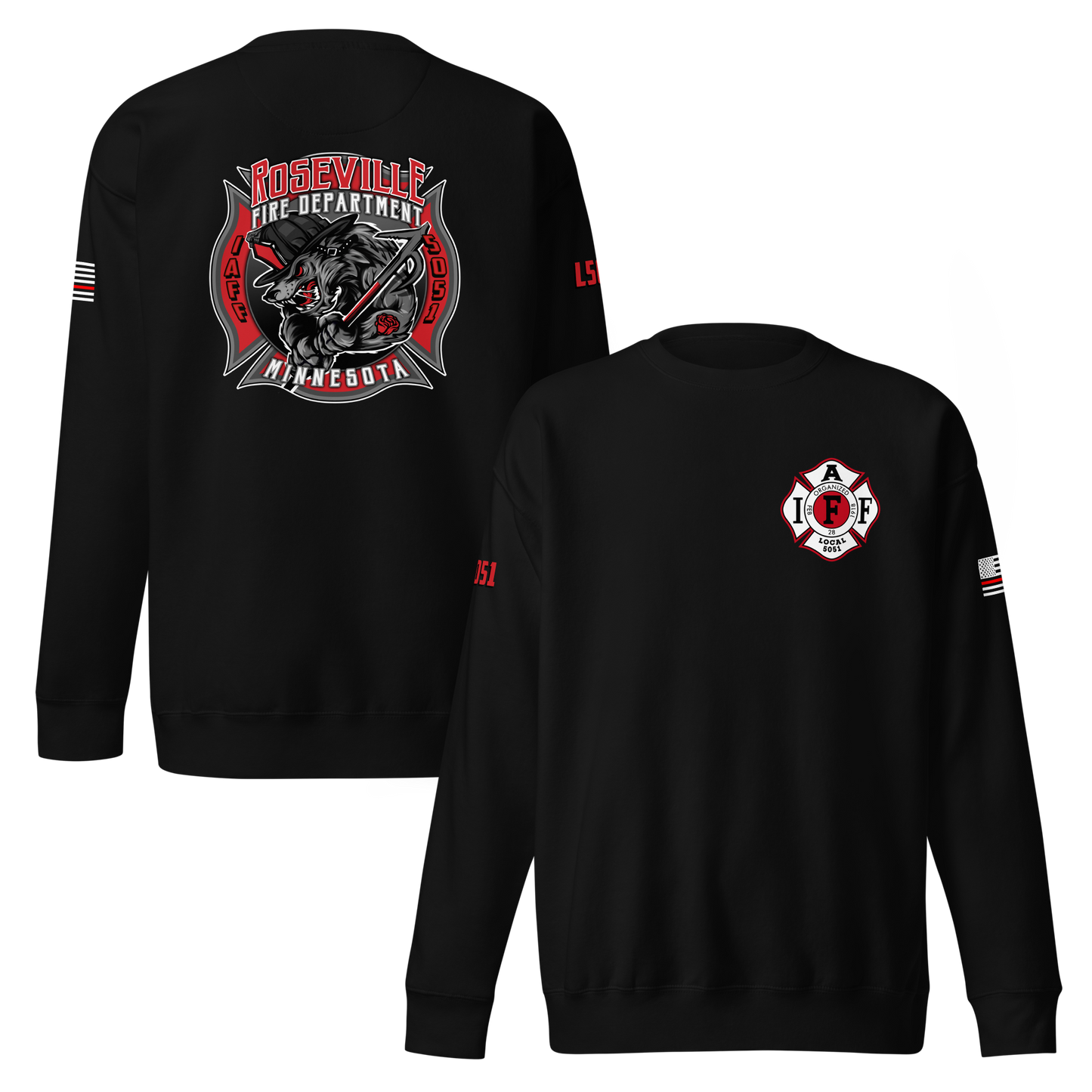 Roseville Fire - Color - Local 5051 (White) - Collection