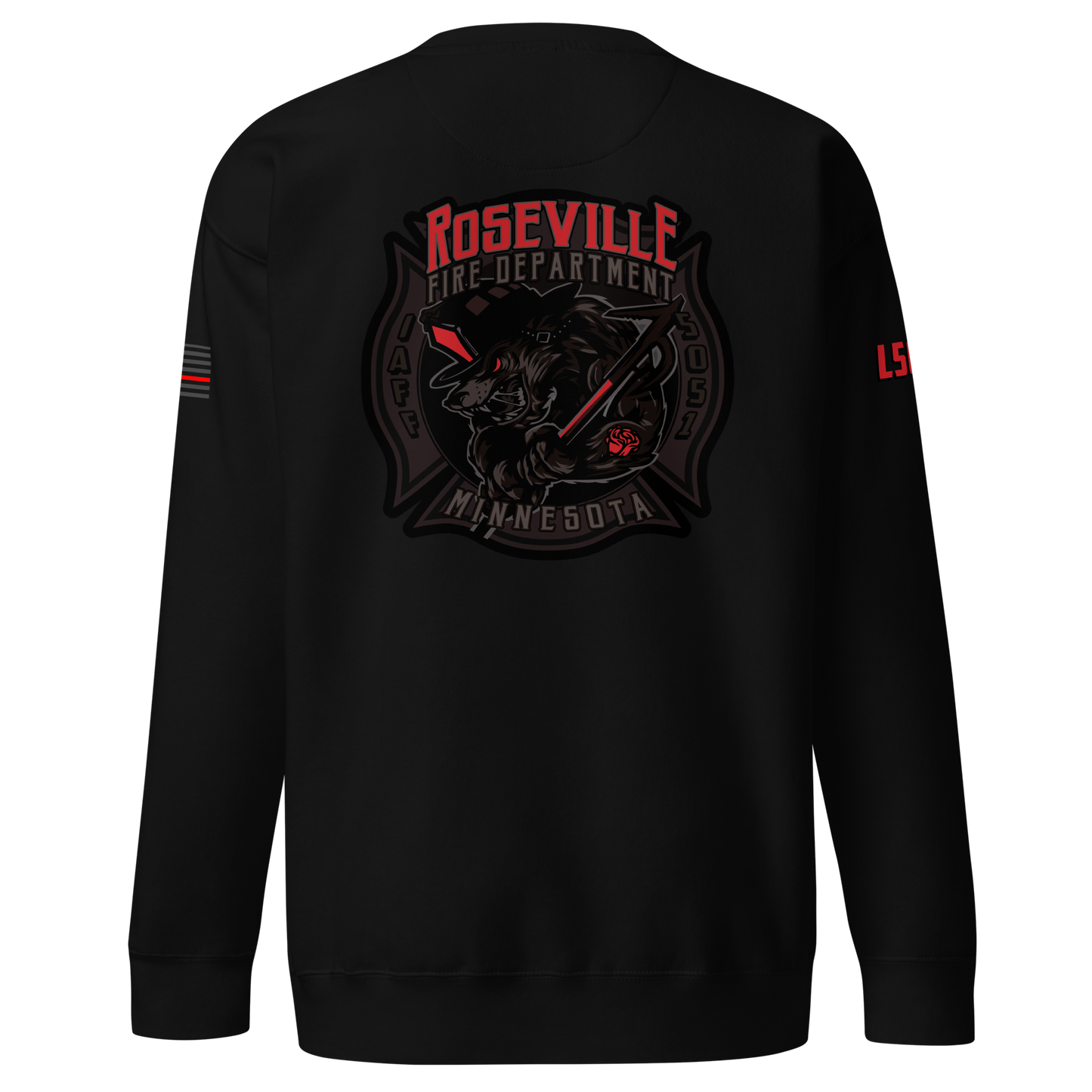 Roseville Fire - Subdued - Local 5051 (Black) - Collection