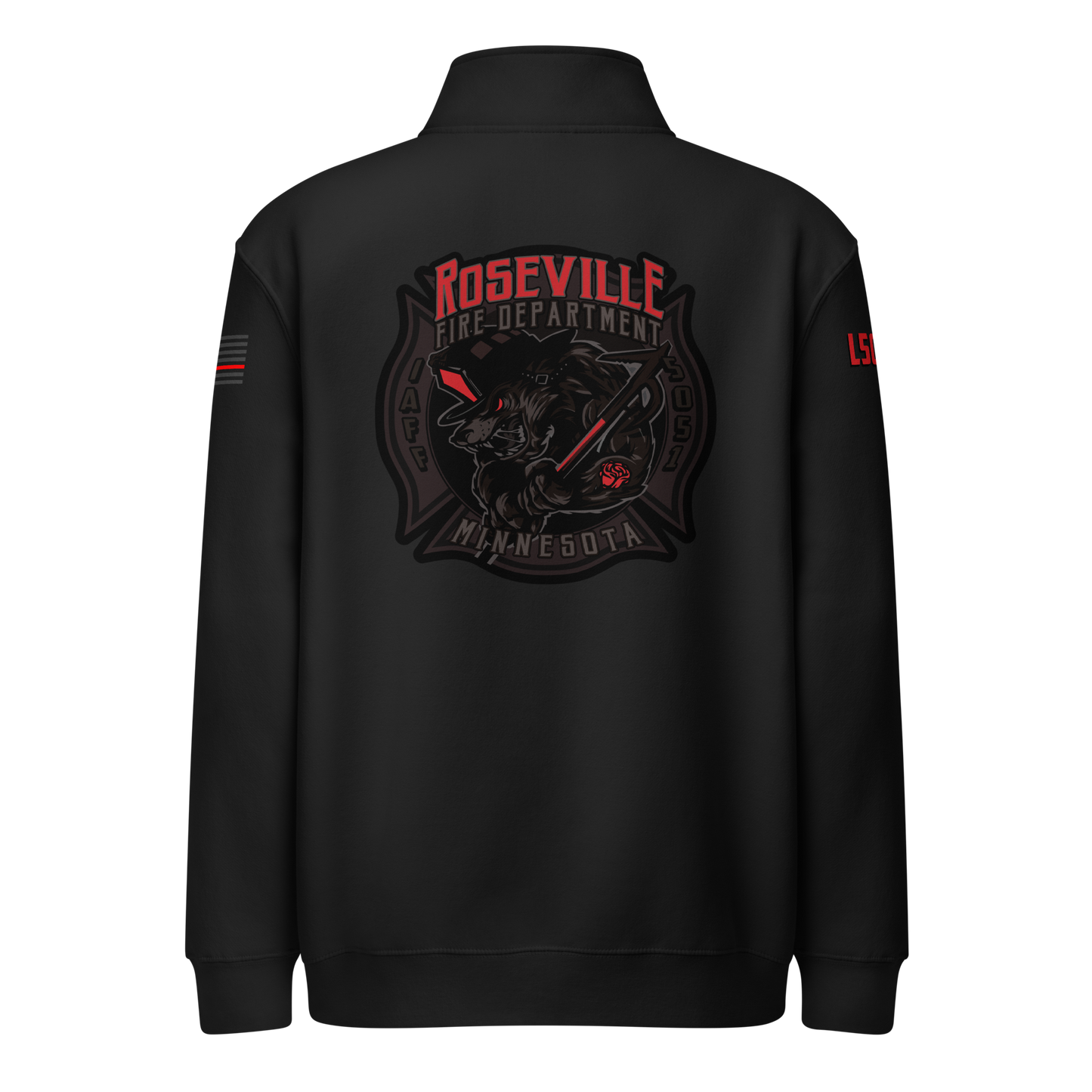 Roseville Fire - Subdued - Local 5051 (Black) - Collection
