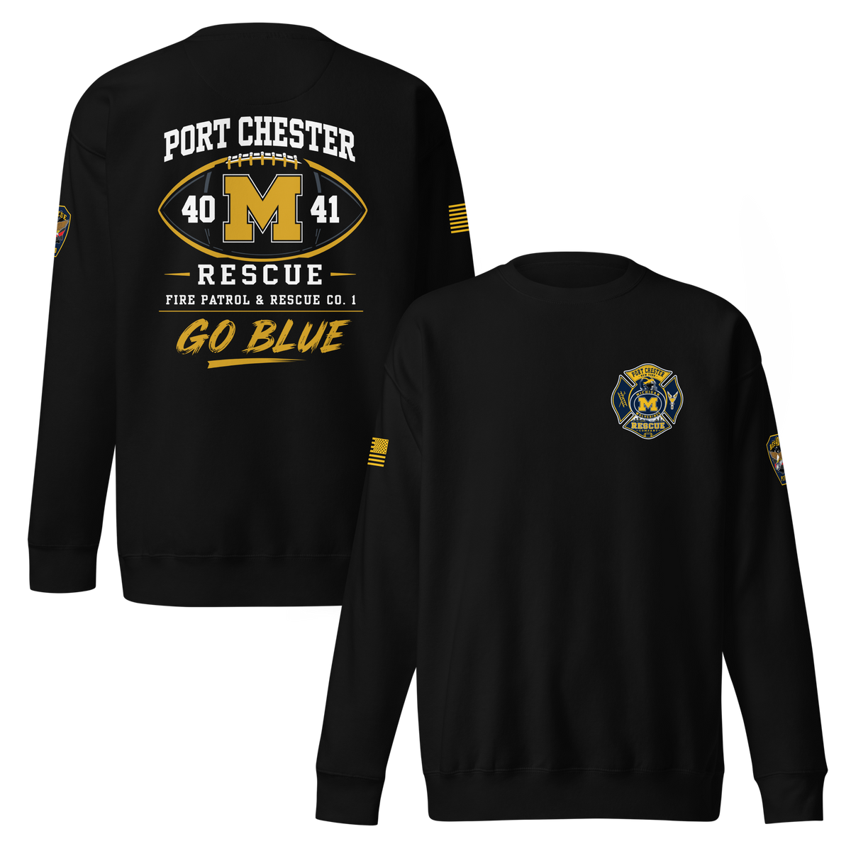 PORT CHESTER RESCUE × MICHIGAN WOLVERINES FOOTBALL #2