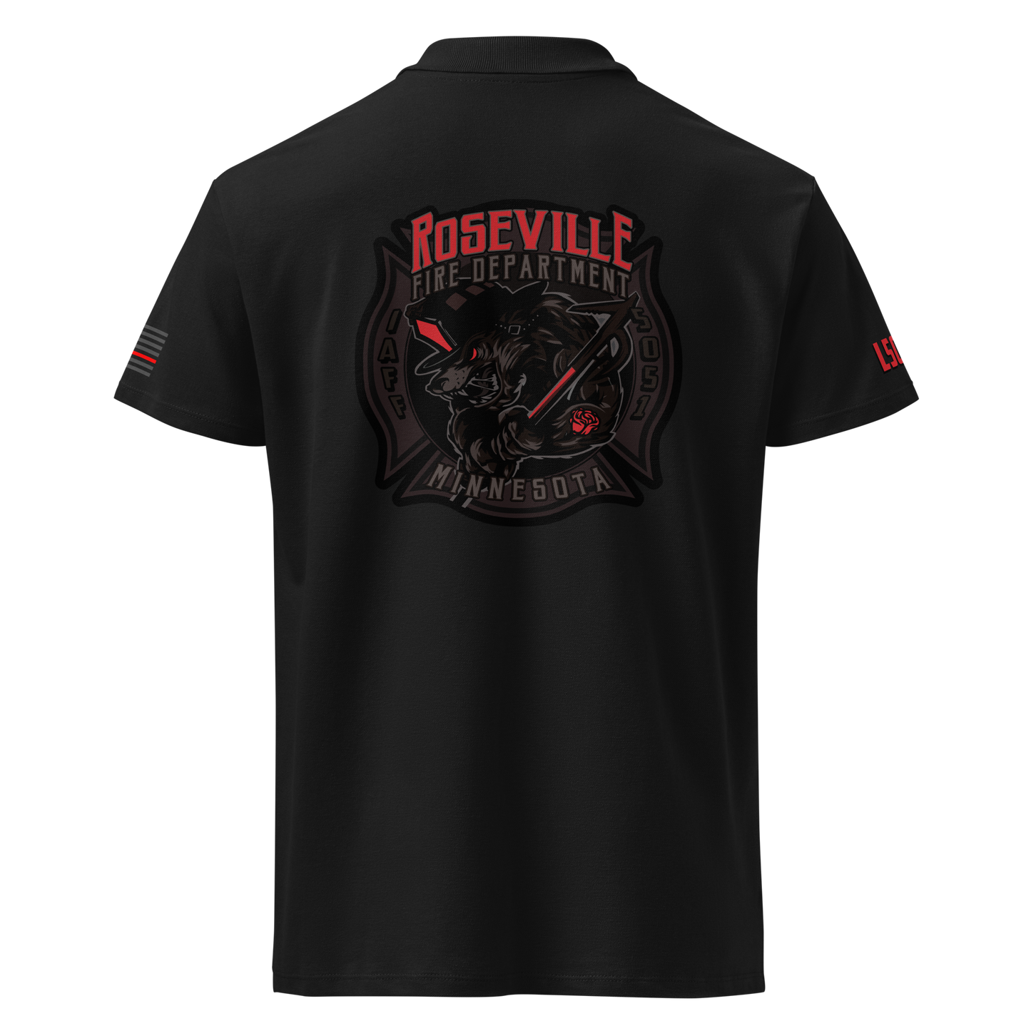 Roseville Fire - Subdued - Local 5051 (Black) - Collection